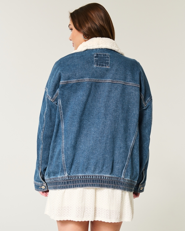 Giacca di Jeans con Lavaggio Scuro, Media view 2