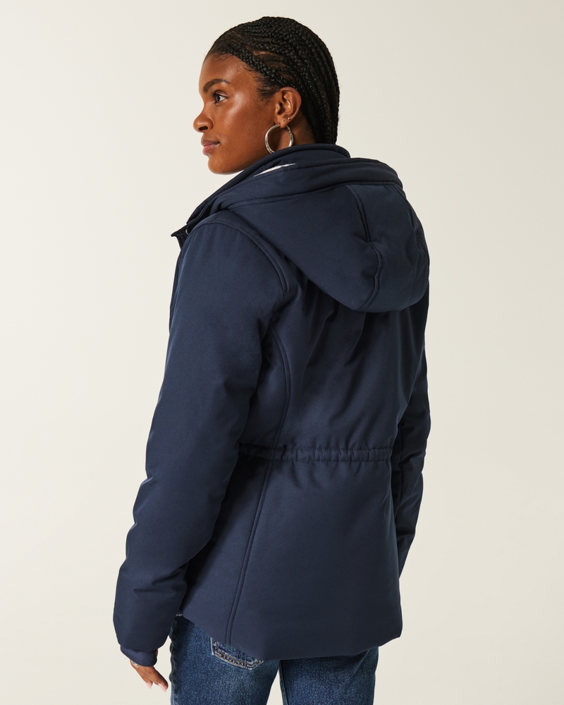 Faux Fur-Lined All-Weather Jacket