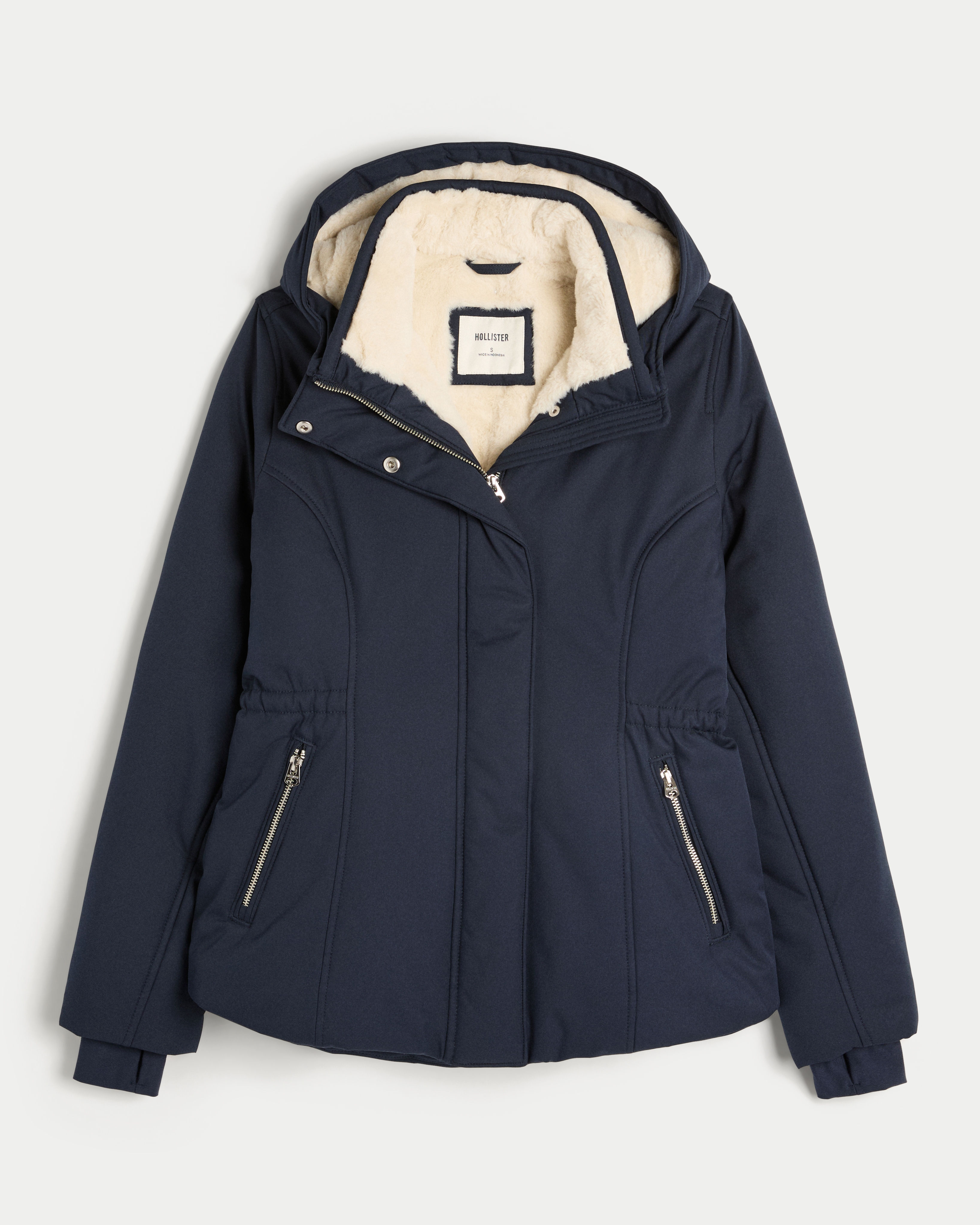 Hollister Faux Fur-lined All-weather Jacket