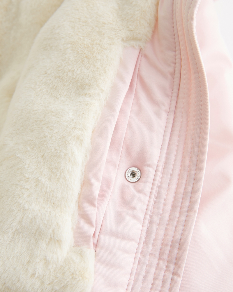 Faux Fur-Lined All-Weather Jacket