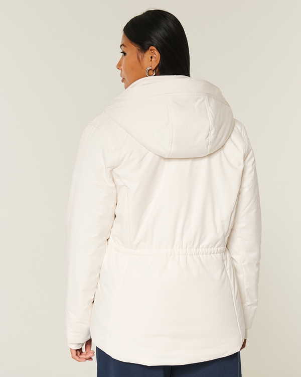 Faux Fur-Lined All-Weather Jacket