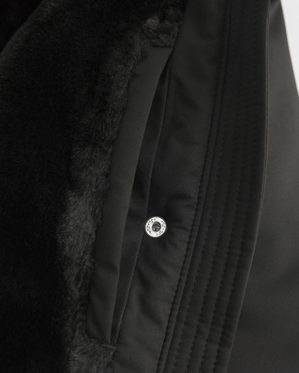 Faux Fur-Lined All-Weather Jacket