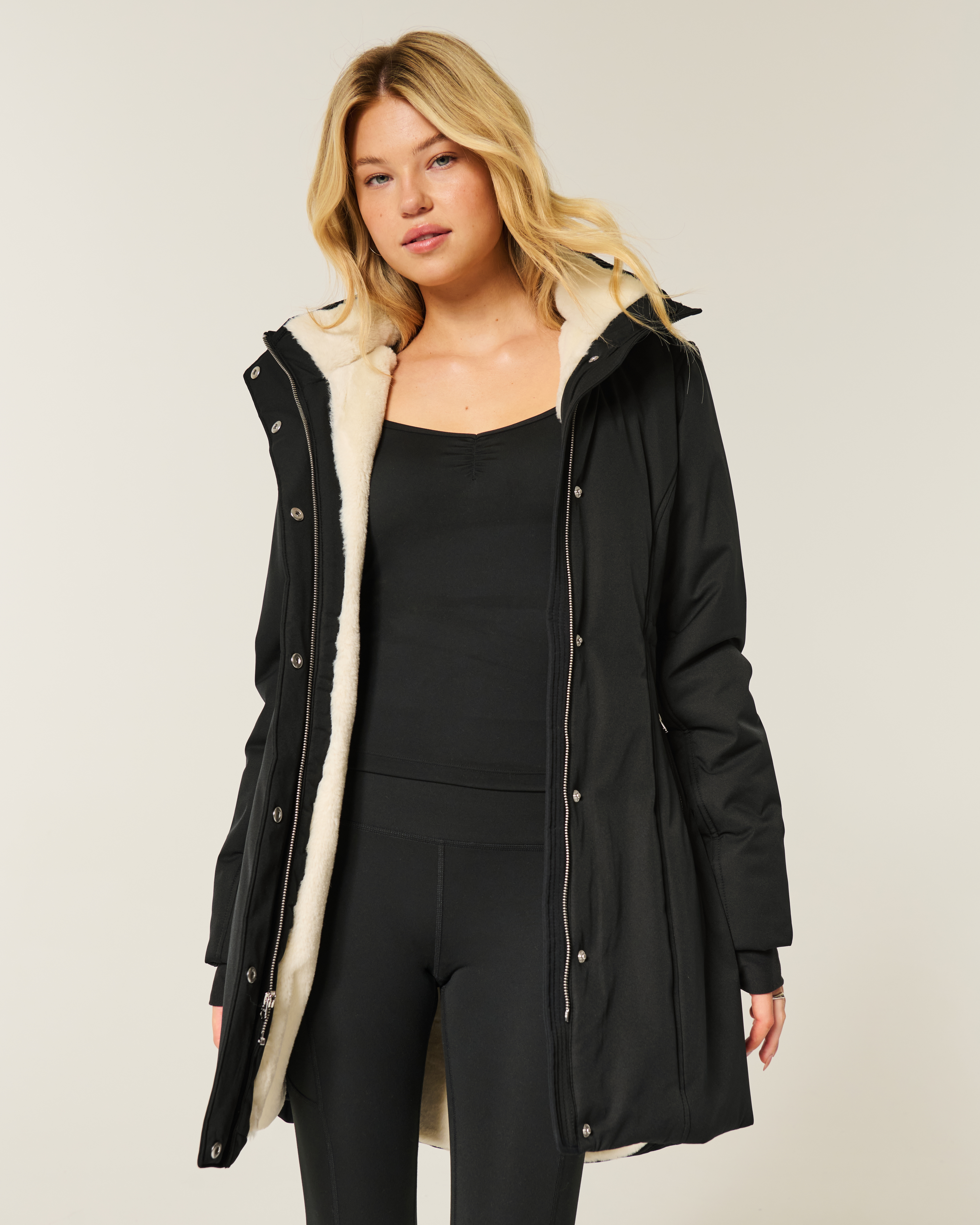 Faux Fur-Lined Parka