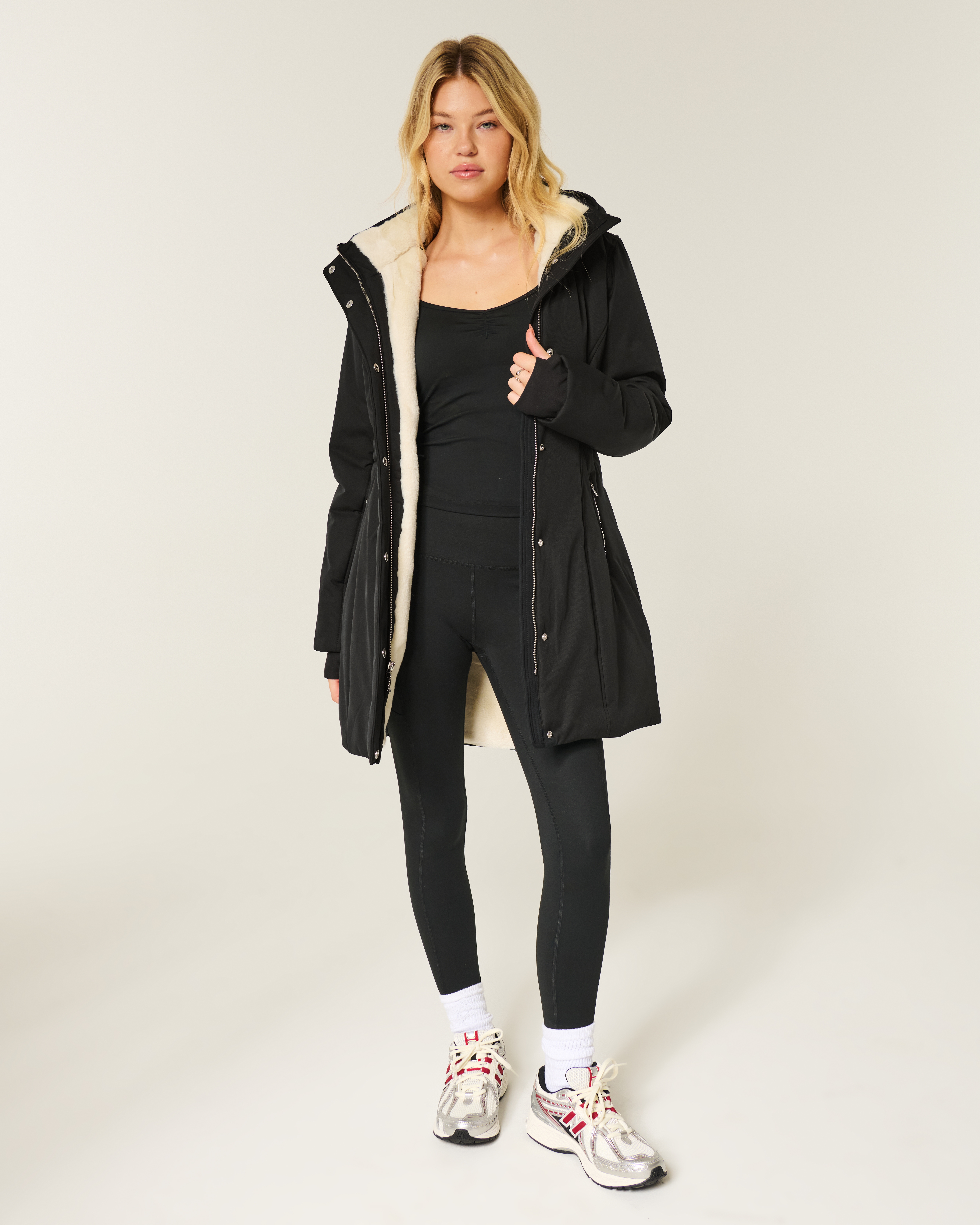 Faux Fur-Lined Parka