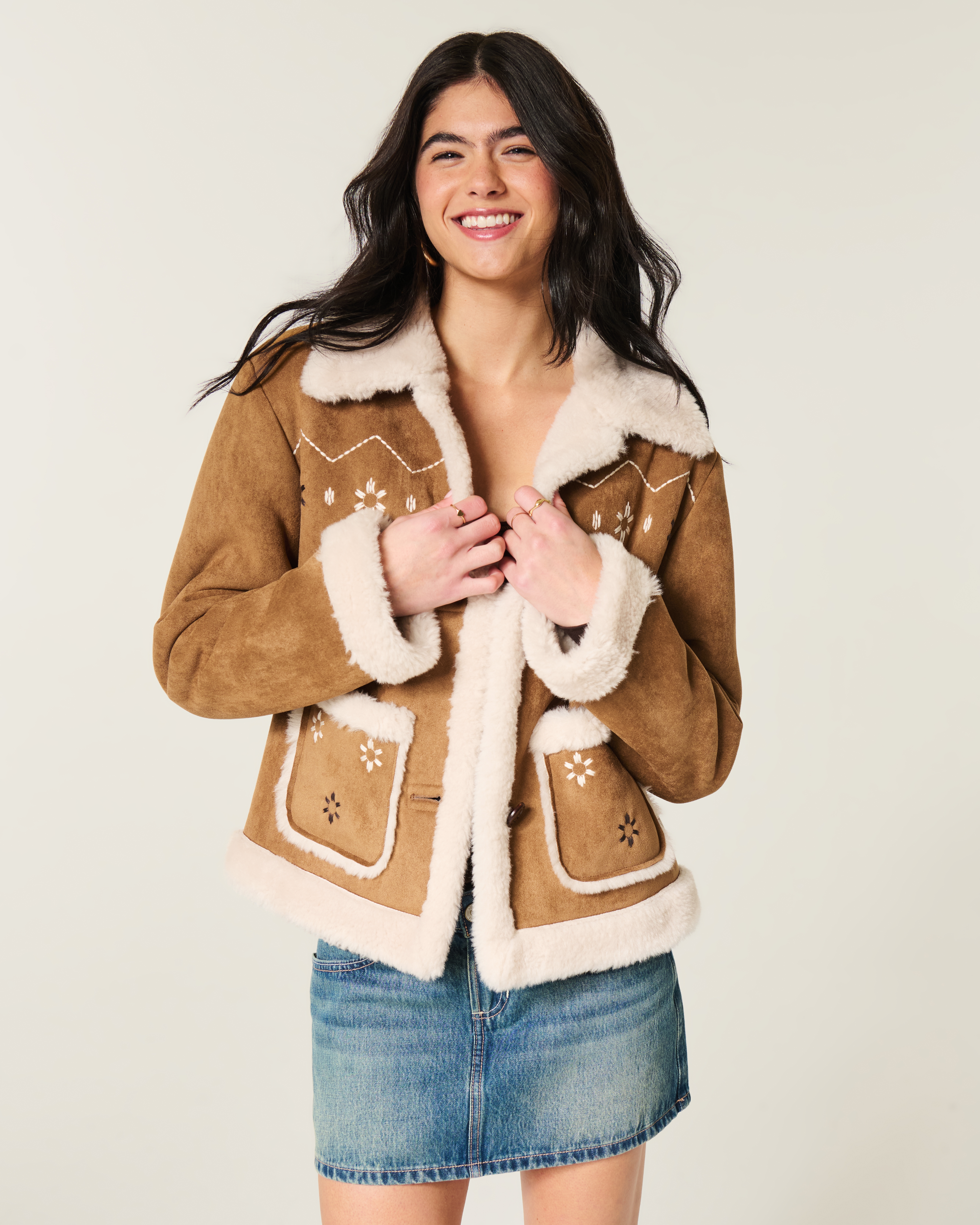 Faux Shearling Jacket