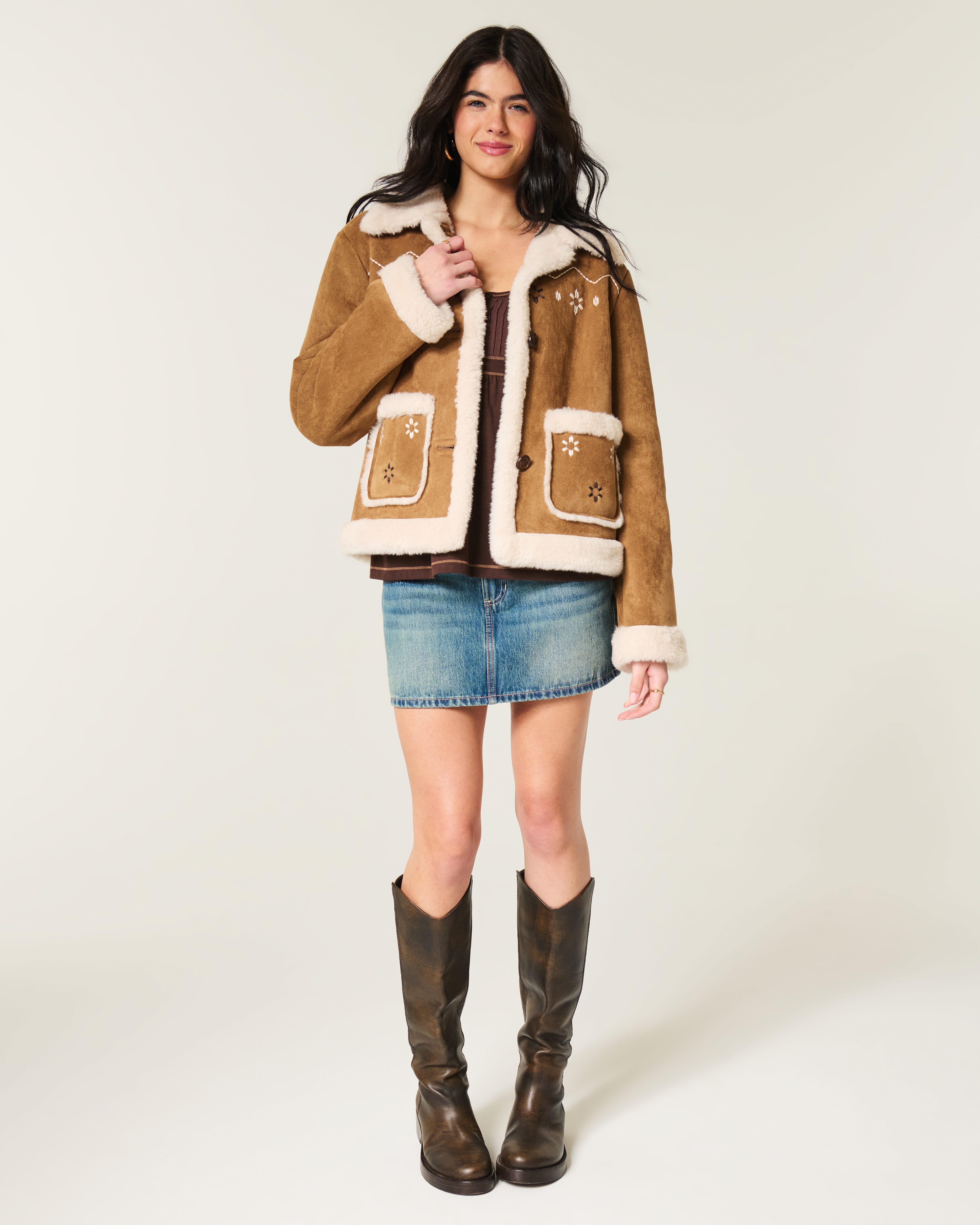 Faux Shearling Jacket