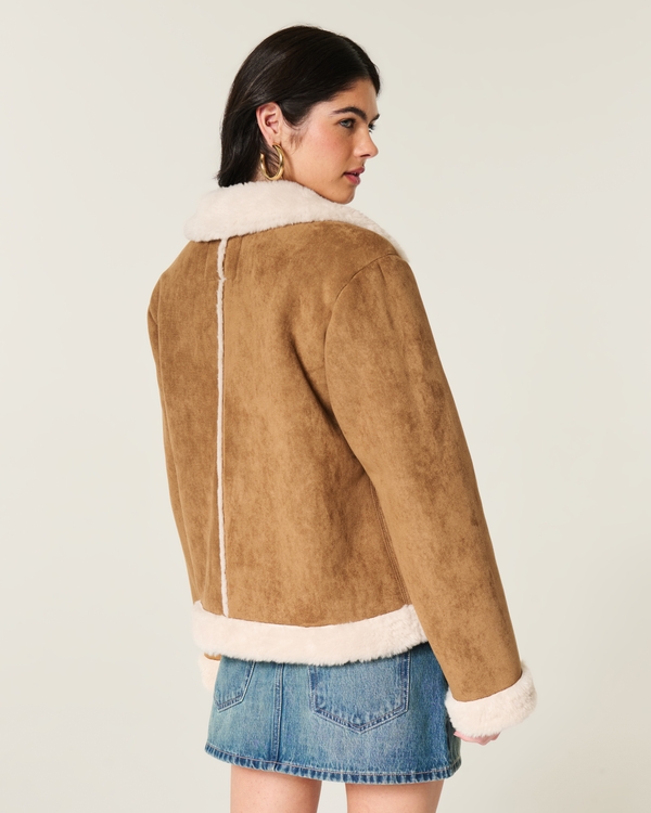 Women's Faux Shearling Jacket | Women's Clearance | HollisterCo.com