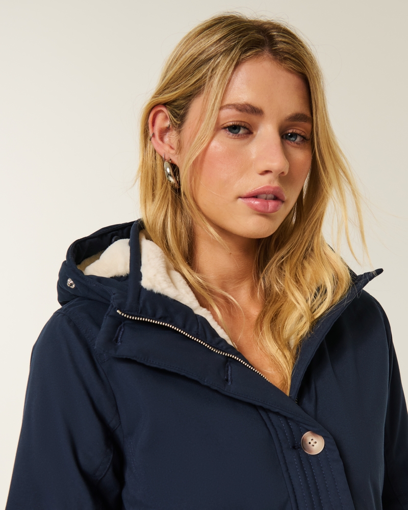 Faux Fur-Lined Parka