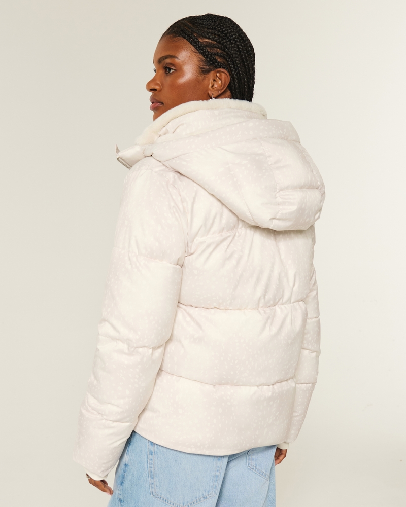 Faux Fur-Lined All-Weather Puffer Jacket