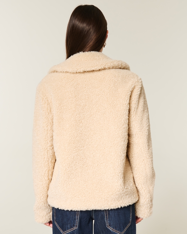 Cozy Toggle Jacket, Cream view 2