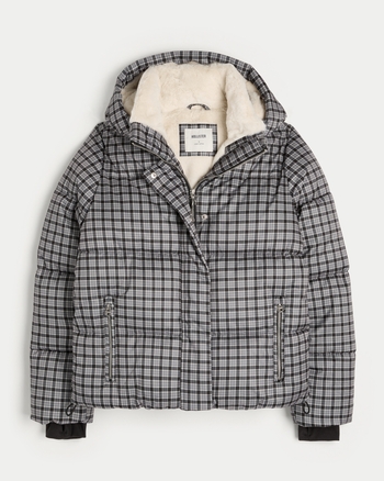 Femmes Doudoune doublée de fausse fourrure | Femmes Vestes et manteaux | HollisterCo.com