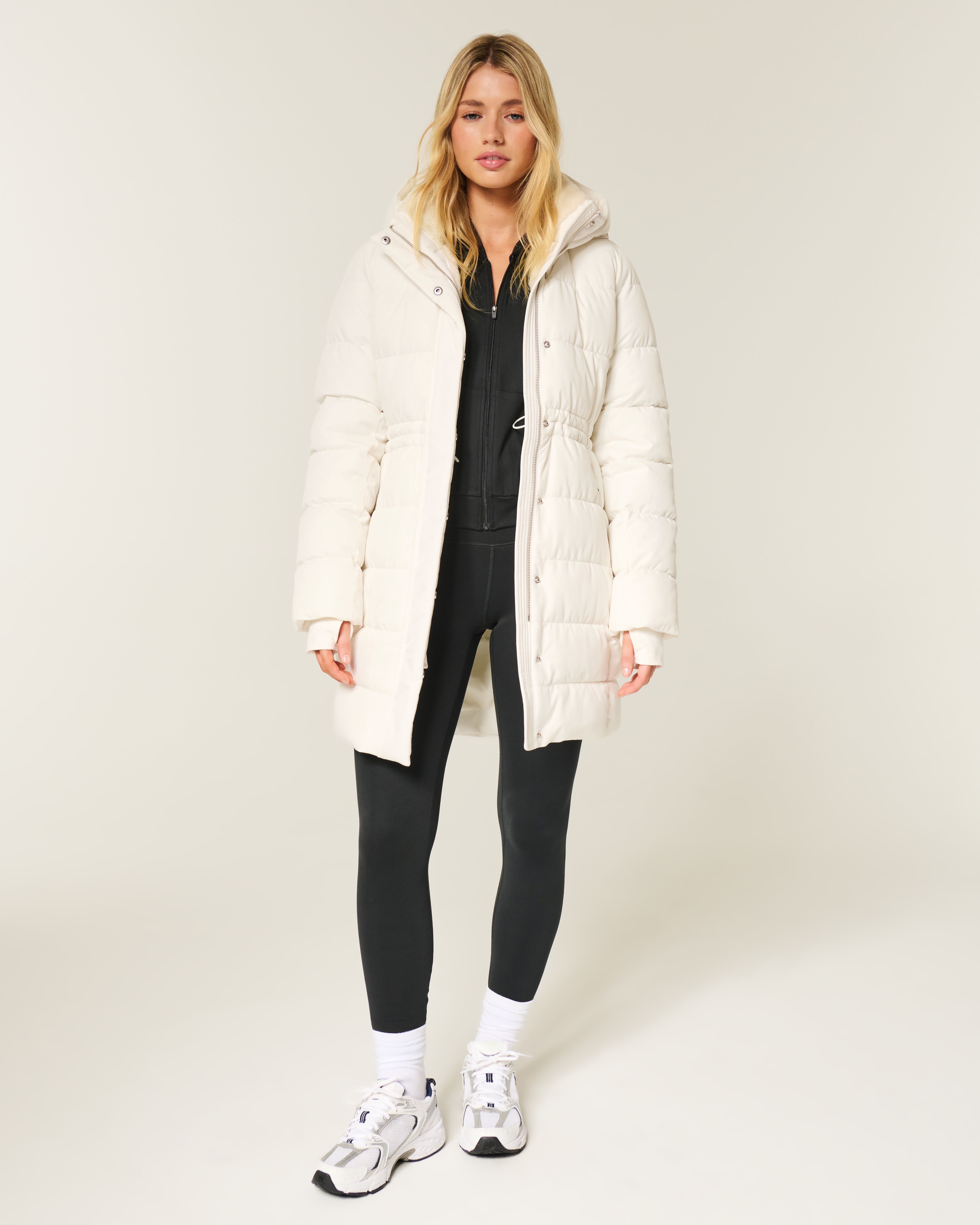 Hollister Faux Fur-lined Puffer Parka