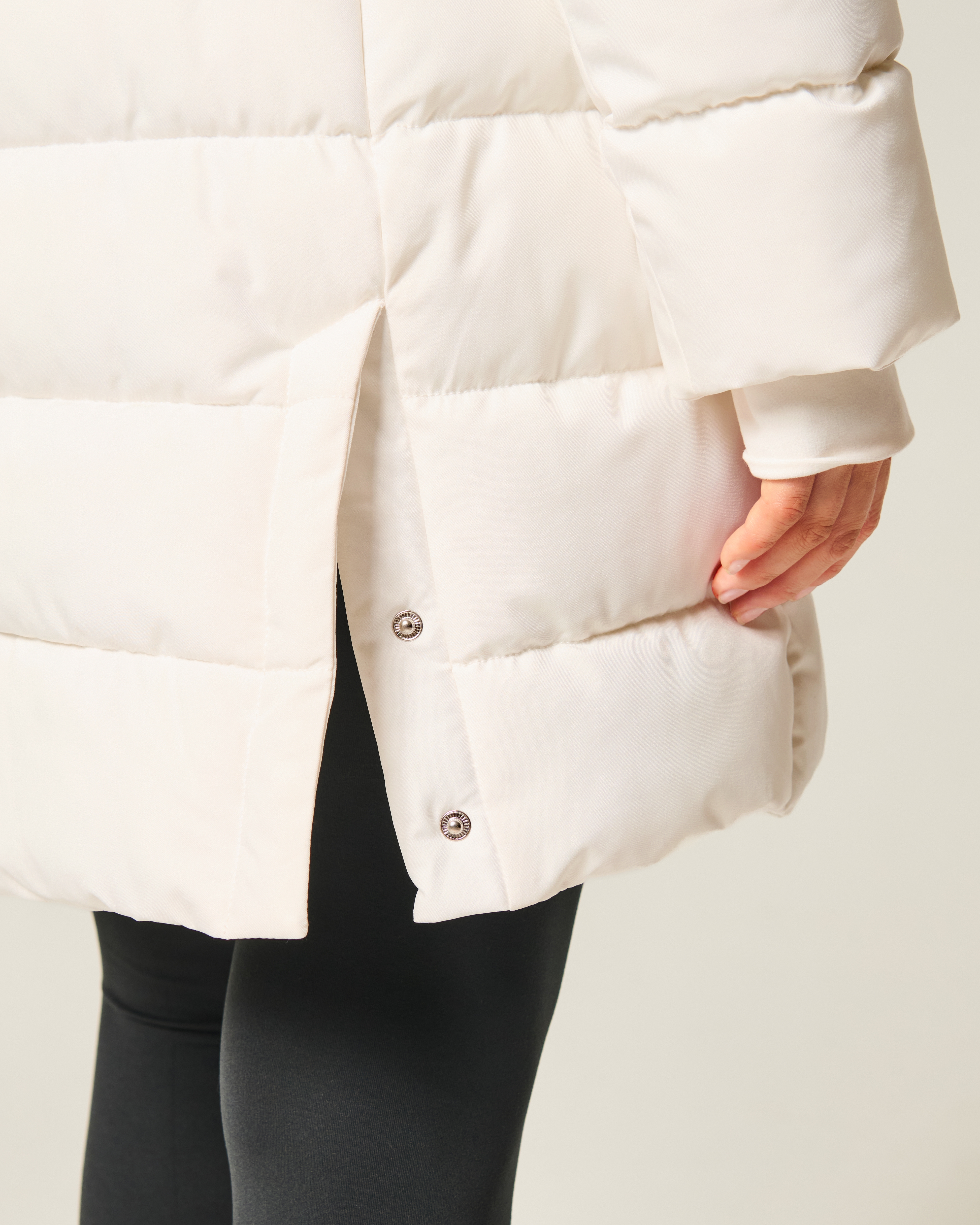 Hollister Faux Fur-lined Puffer Parka