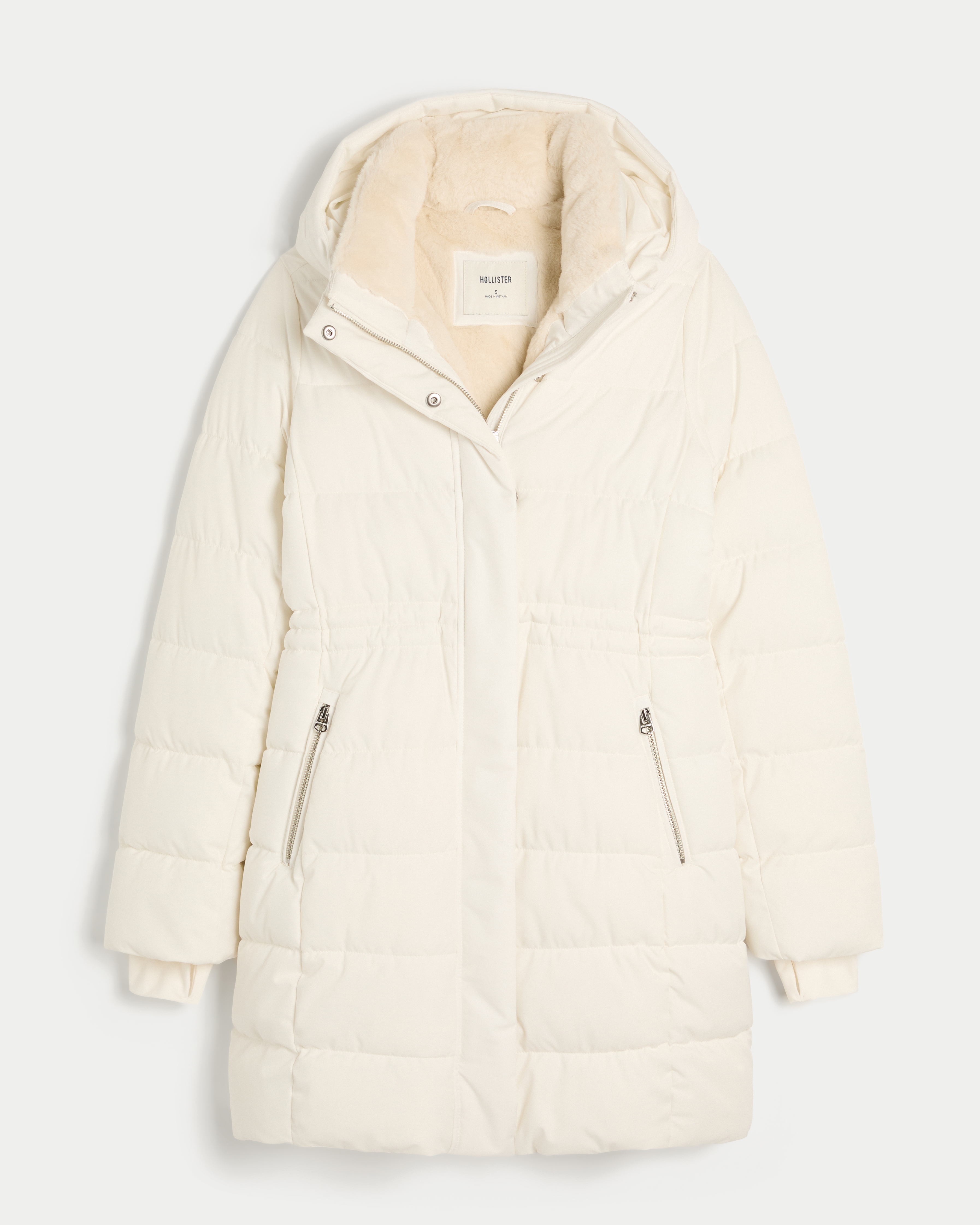 Hollister Faux Fur-lined Puffer Parka