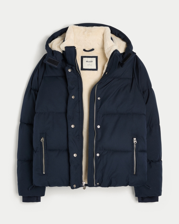Faux Fur-Lined All-Weather Puffer Jacket
