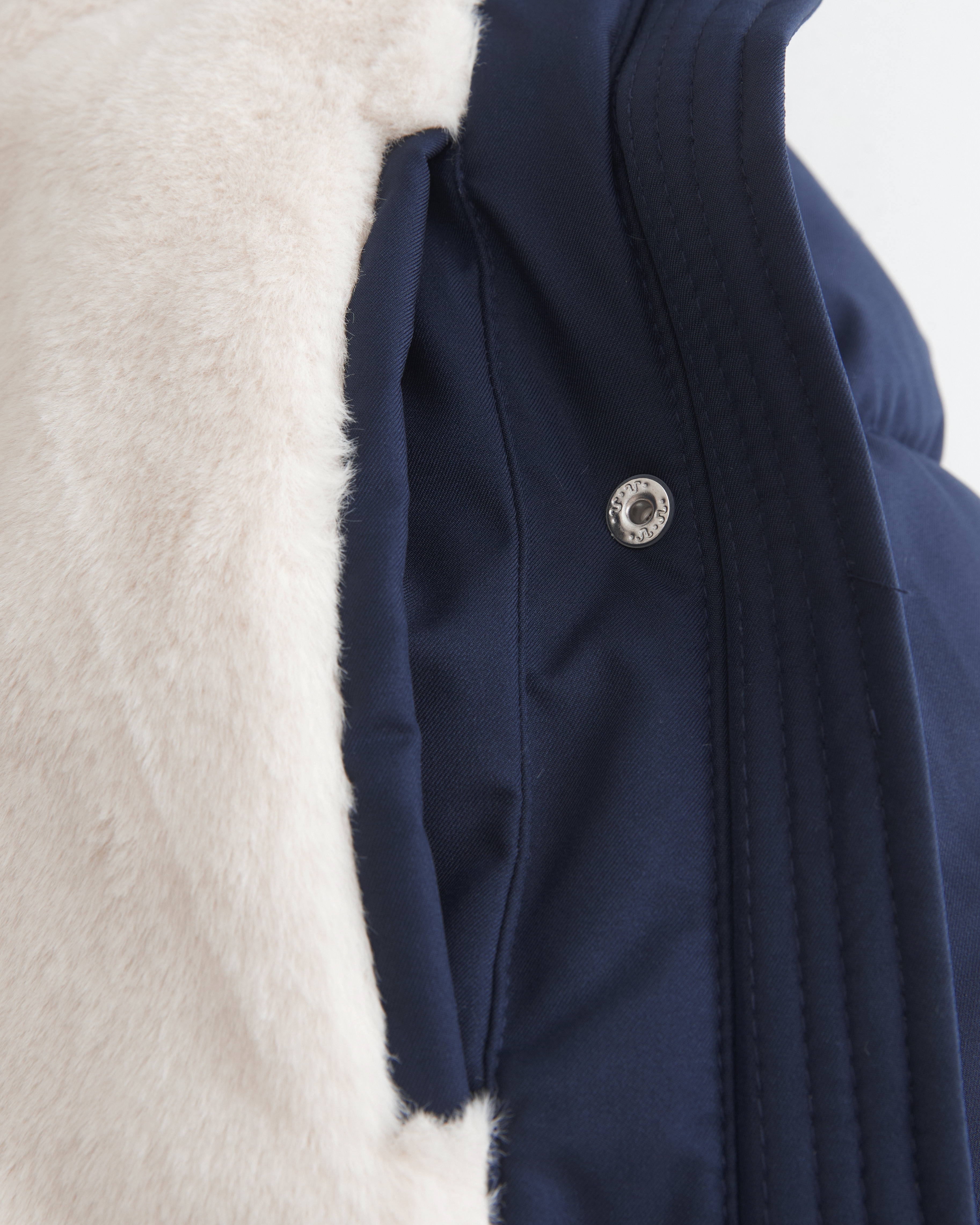 Hollister Faux Fur-lined All-weather Puffer Jacket