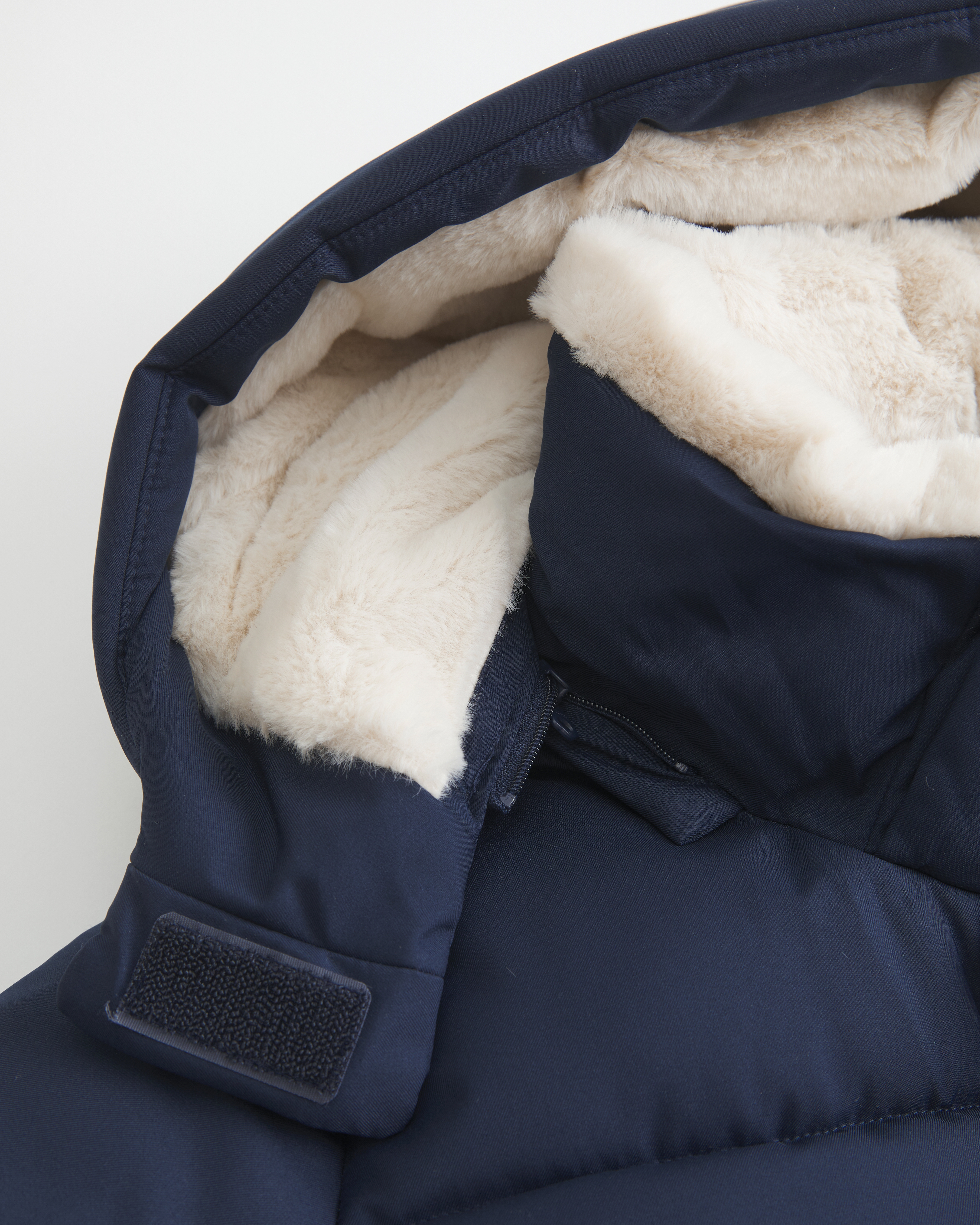 Hollister Faux Fur-lined All-weather Puffer Jacket