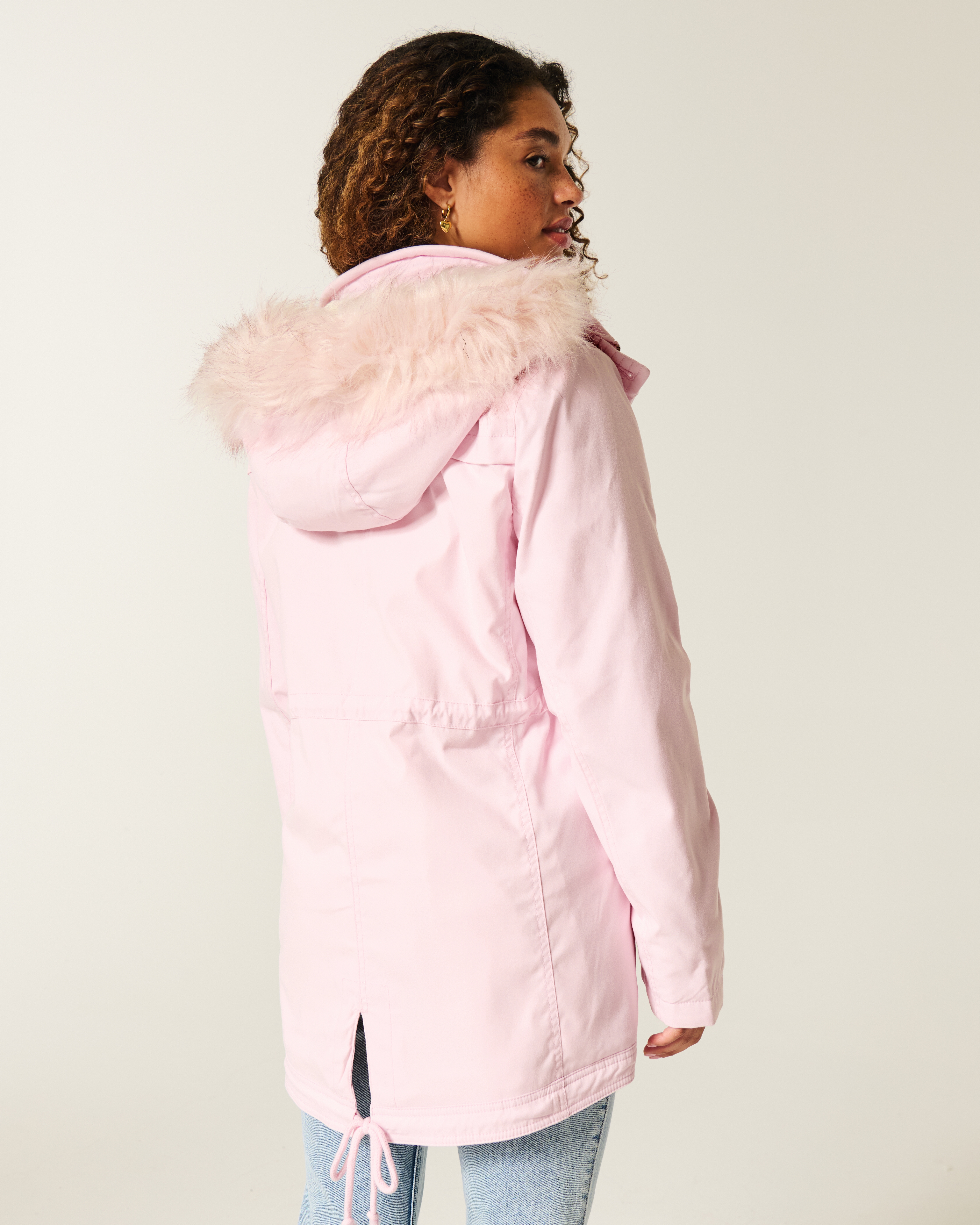 Hollister Faux Fur-lined Parka