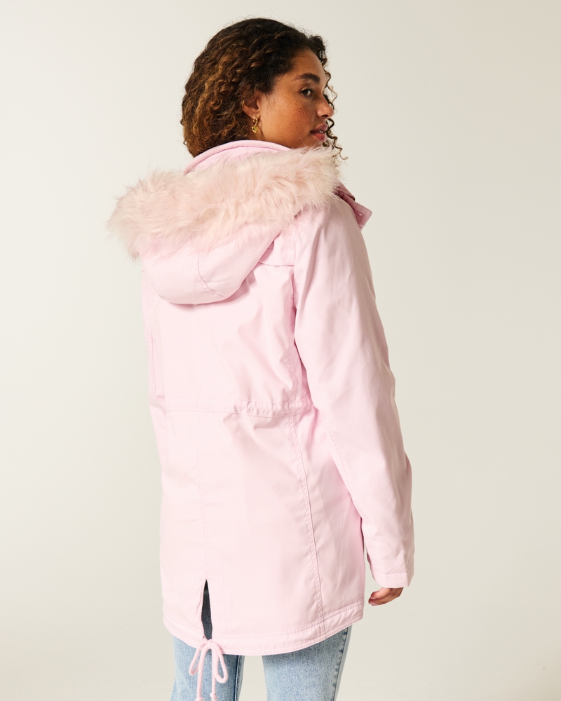 Faux Fur-Lined Parka