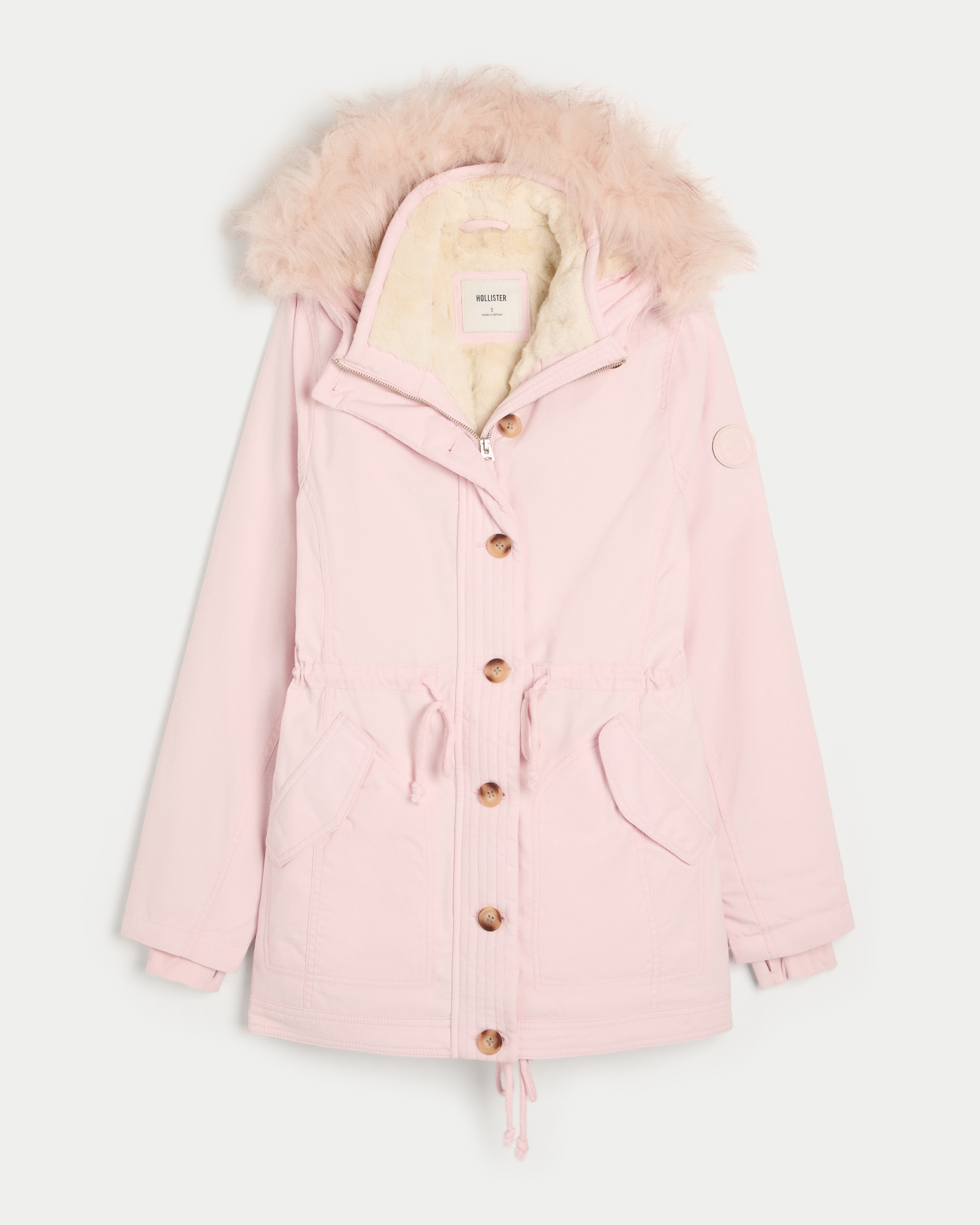 Hollister Faux Fur-lined Parka