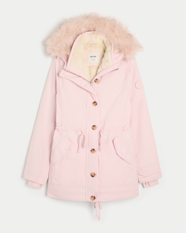 Faux Fur-Lined Parka