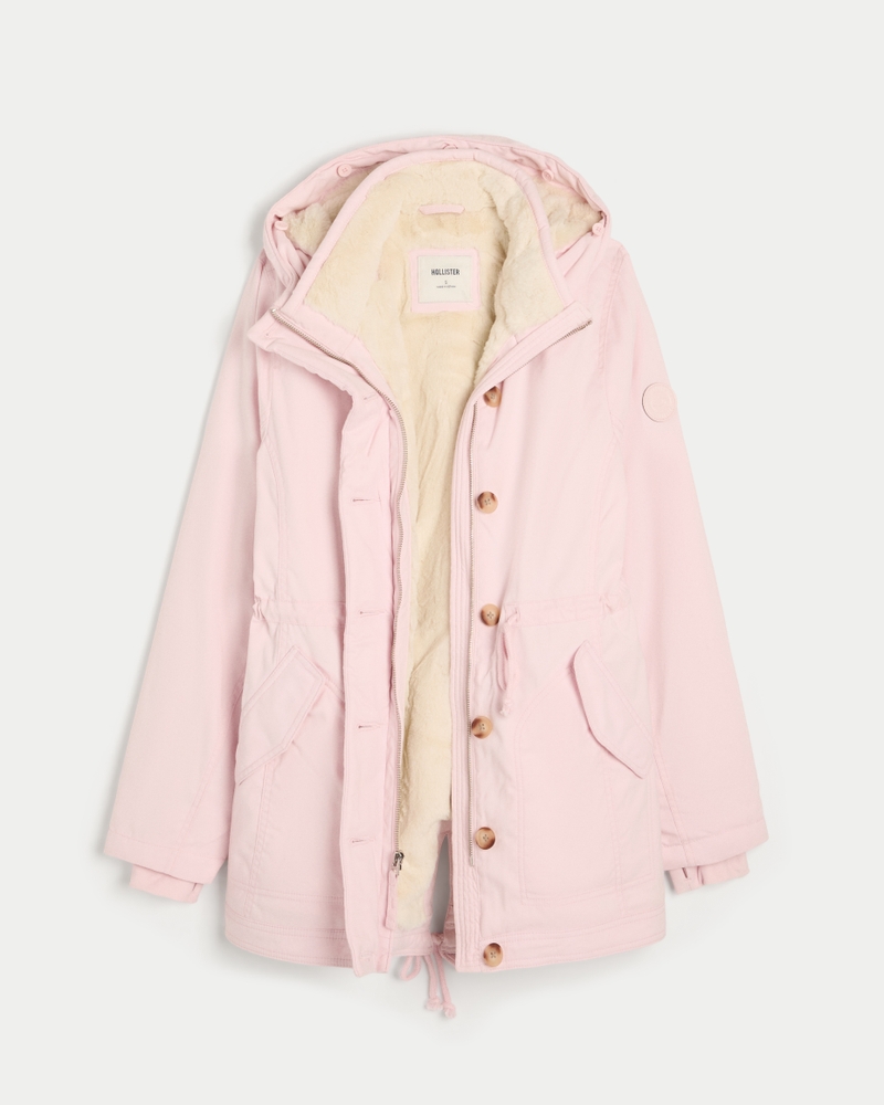 Faux Fur-Lined Parka