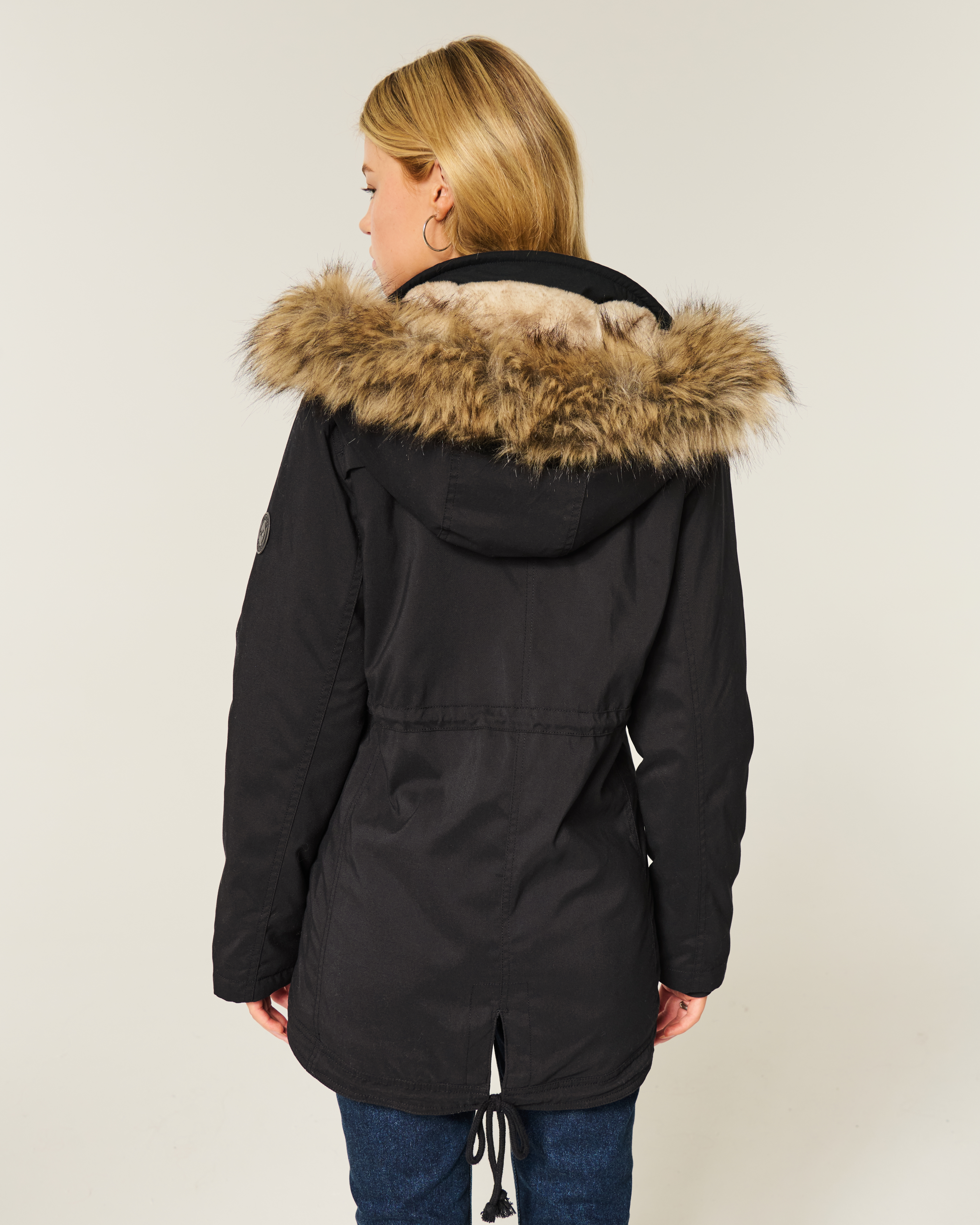 Faux Fur-Lined Parka