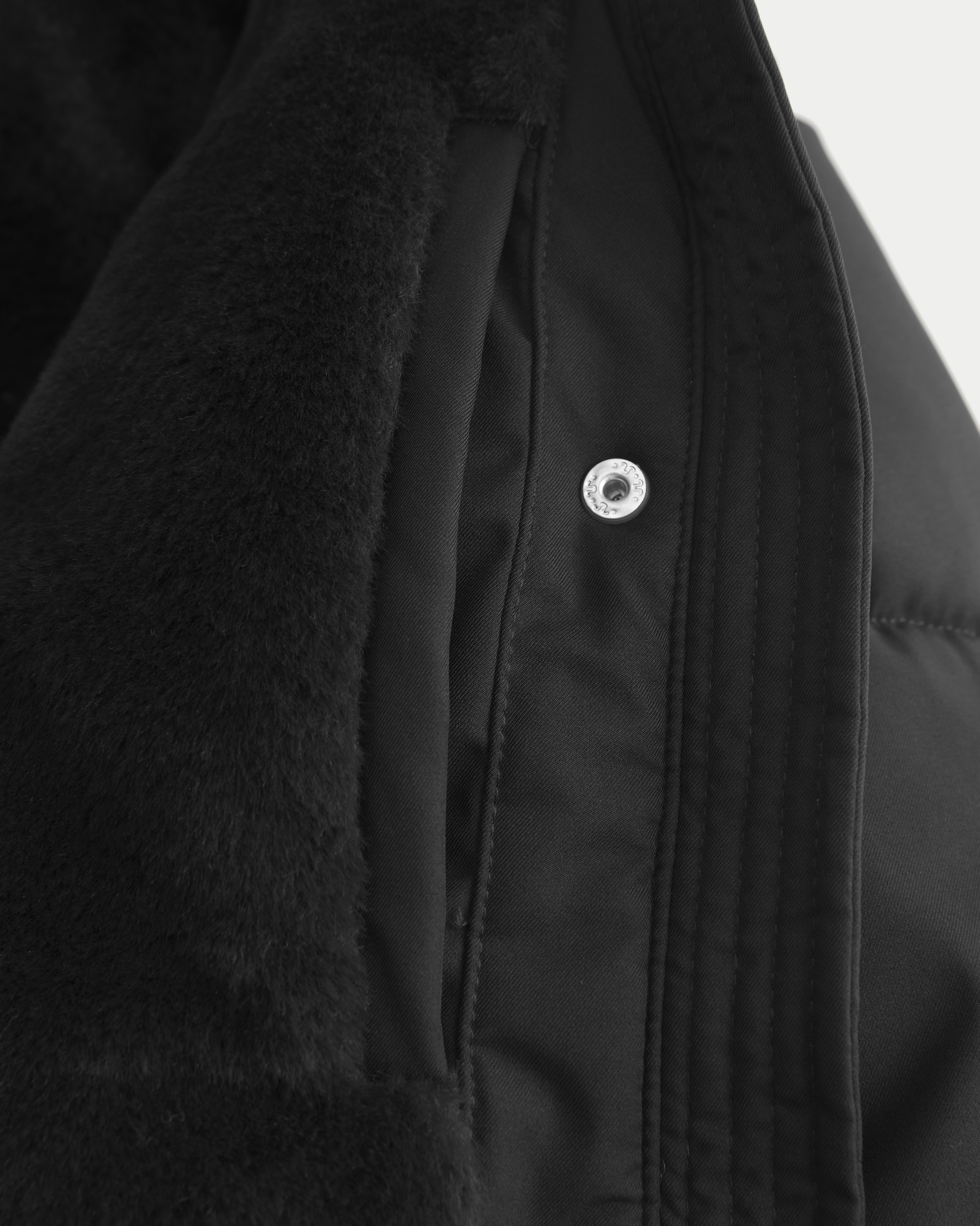 Faux Fur-Lined Puffer Jacket