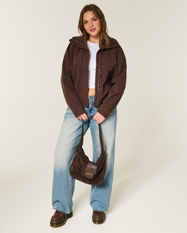 Bomber Jacket, Espresso view 2