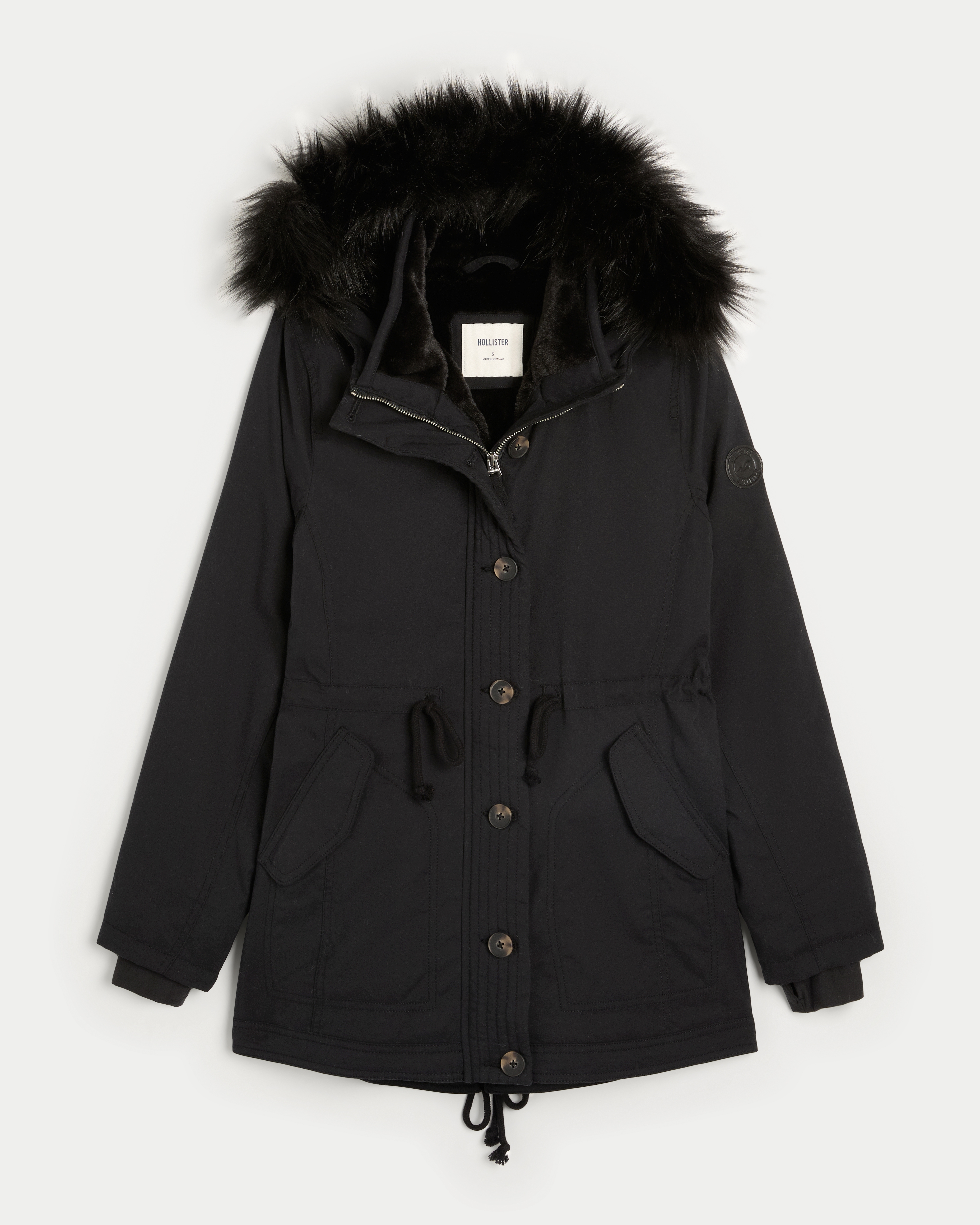 Faux Fur-Lined Parka