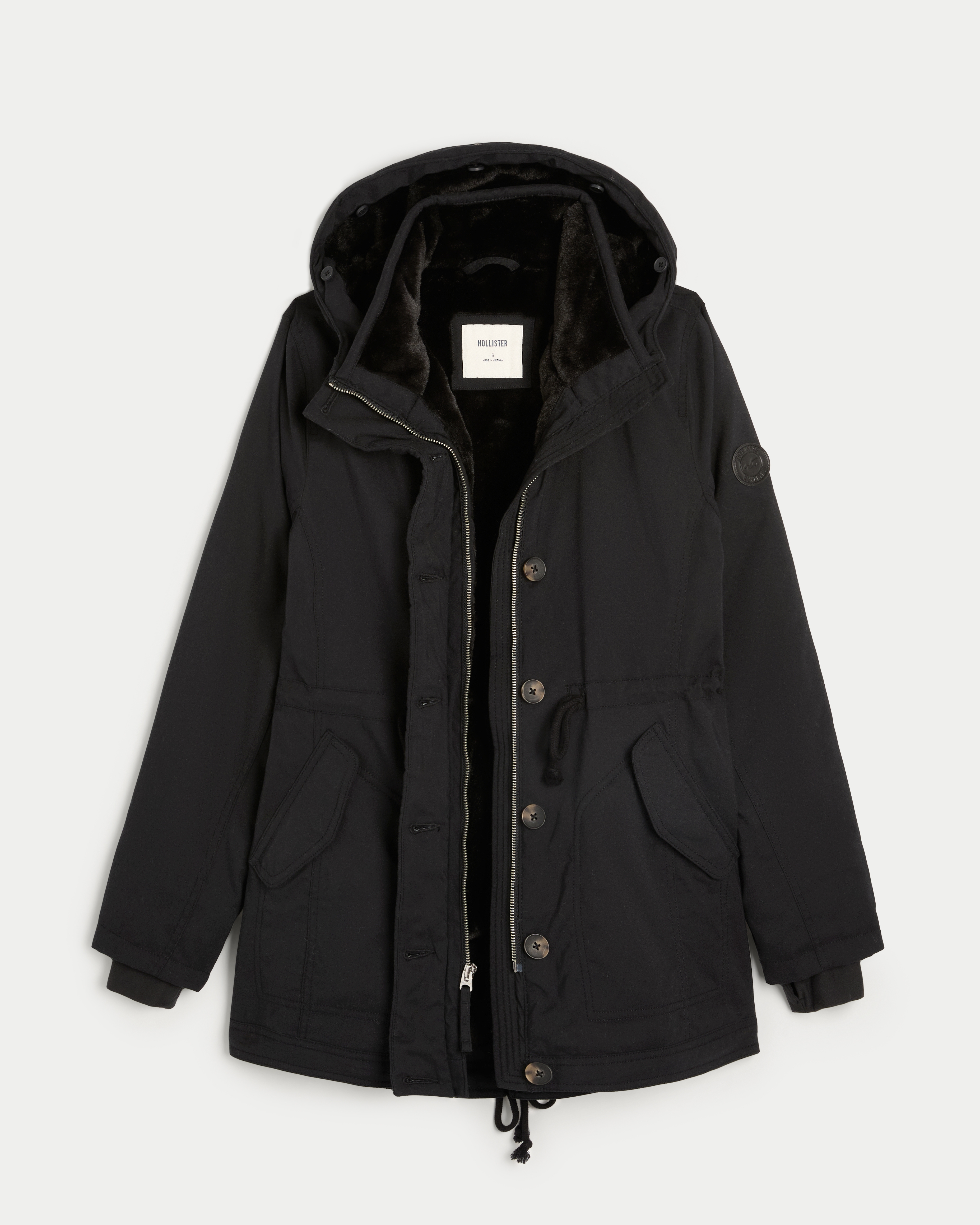 Faux Fur-Lined Parka