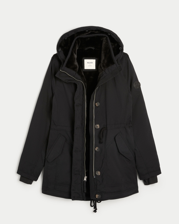 Faux Fur-Lined Parka