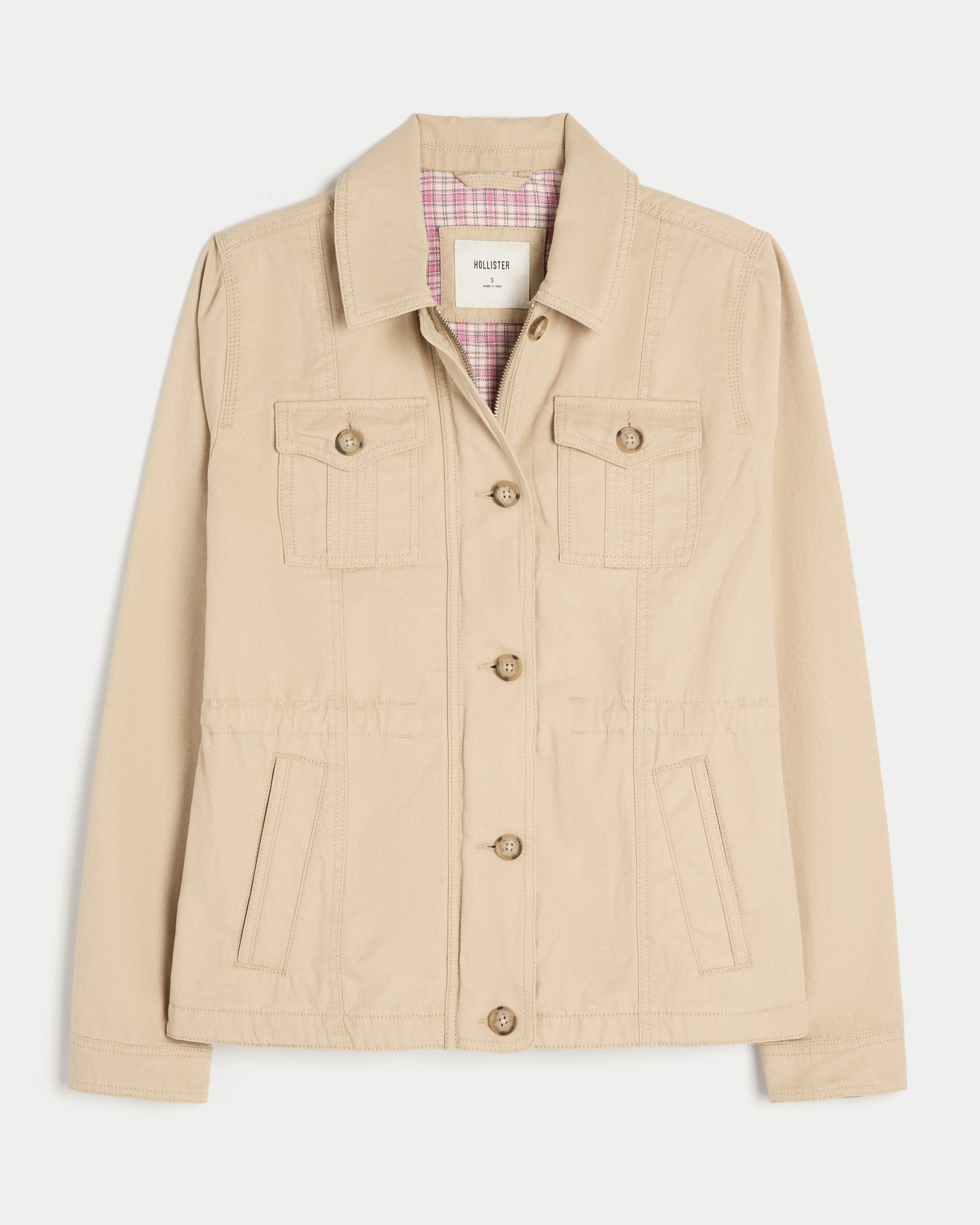 Twill Y2K Military Jacket