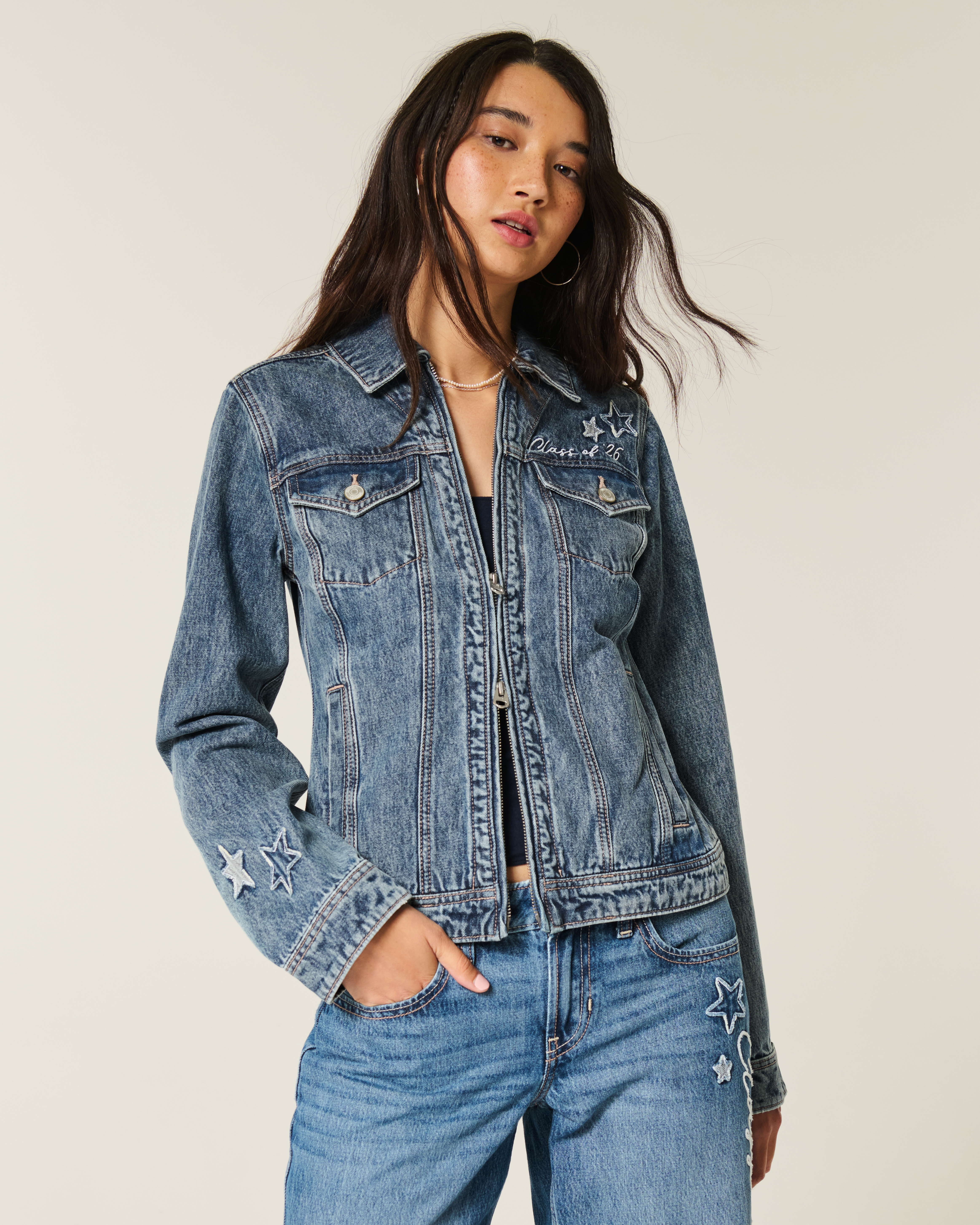 Class of '26 Graphic Denim Jacket