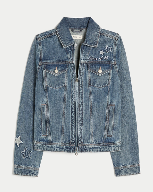 Class of '26 Graphic Denim Jacket