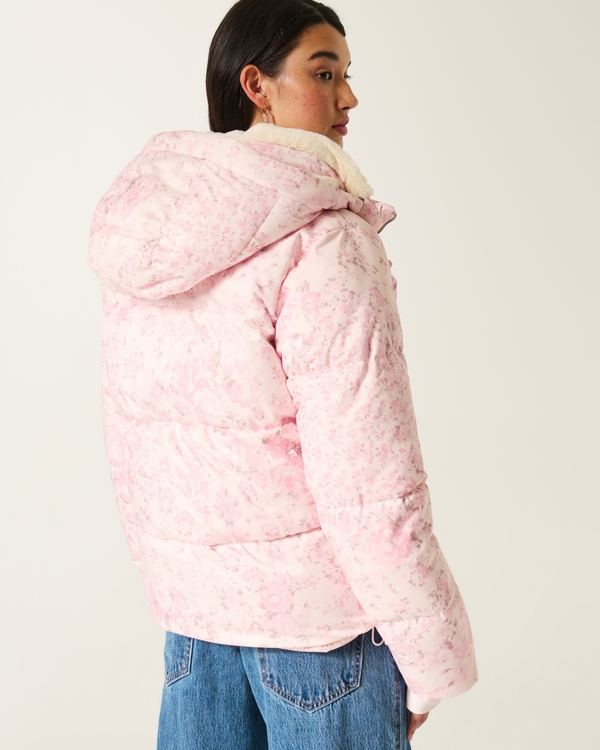 Faux Fur-Lined All-Weather Puffer Jacket
