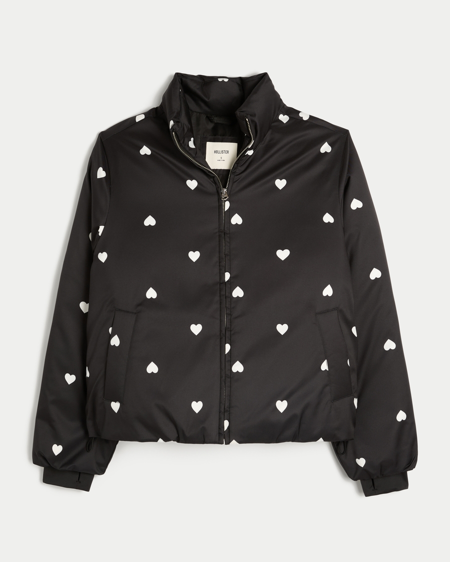 Zip Up Puffer Jacket