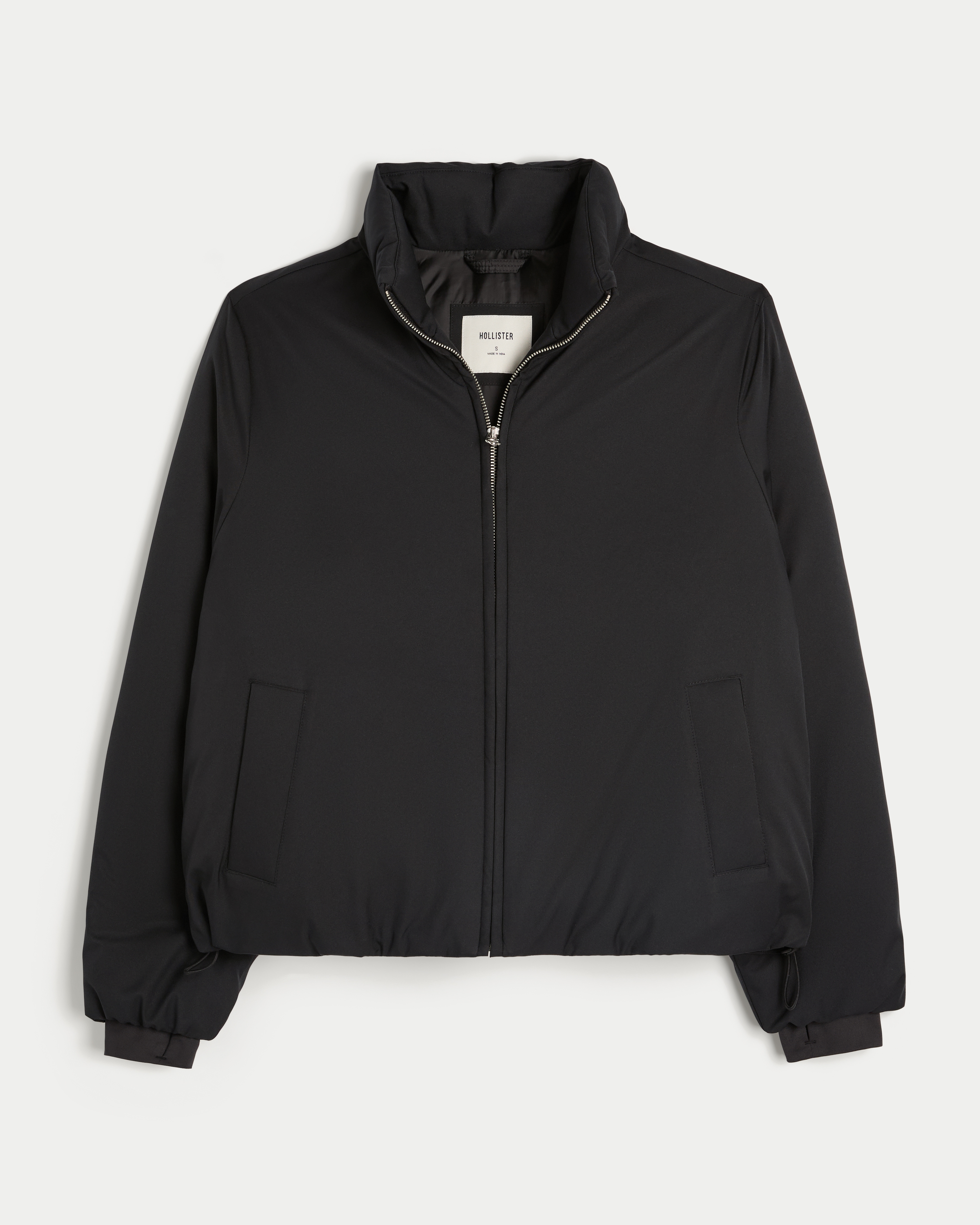 Women's Zip-Up Pattern Puffer Jacket | Women's Jackets