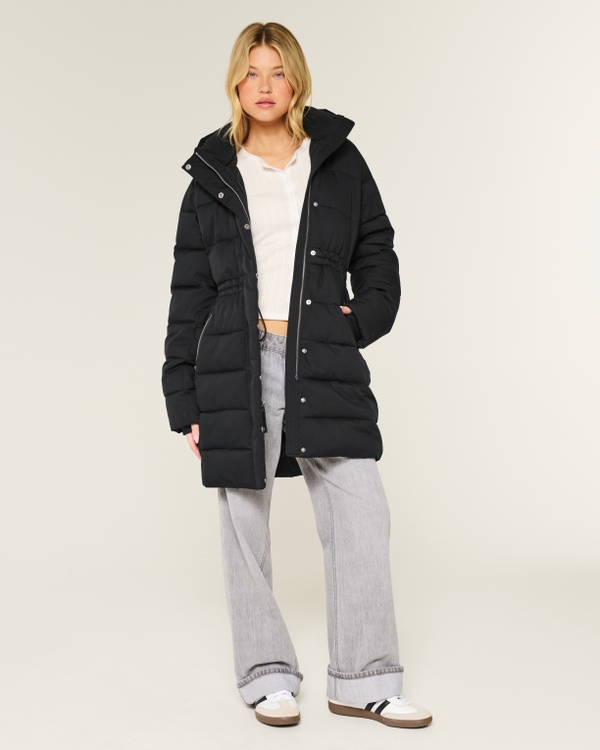 Classic Puffer Parka, Black view 2