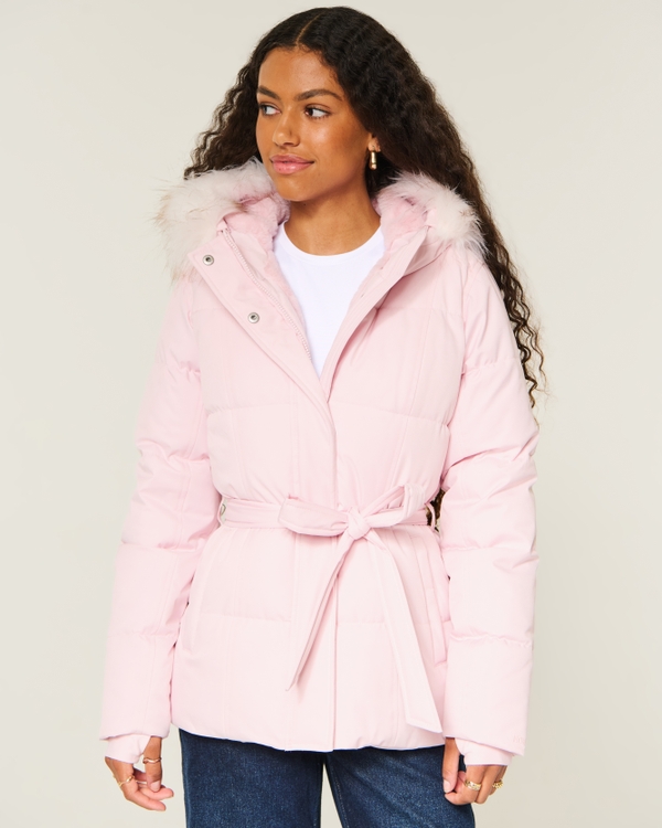 Hollister Feel Good Longline Puffer Jacket