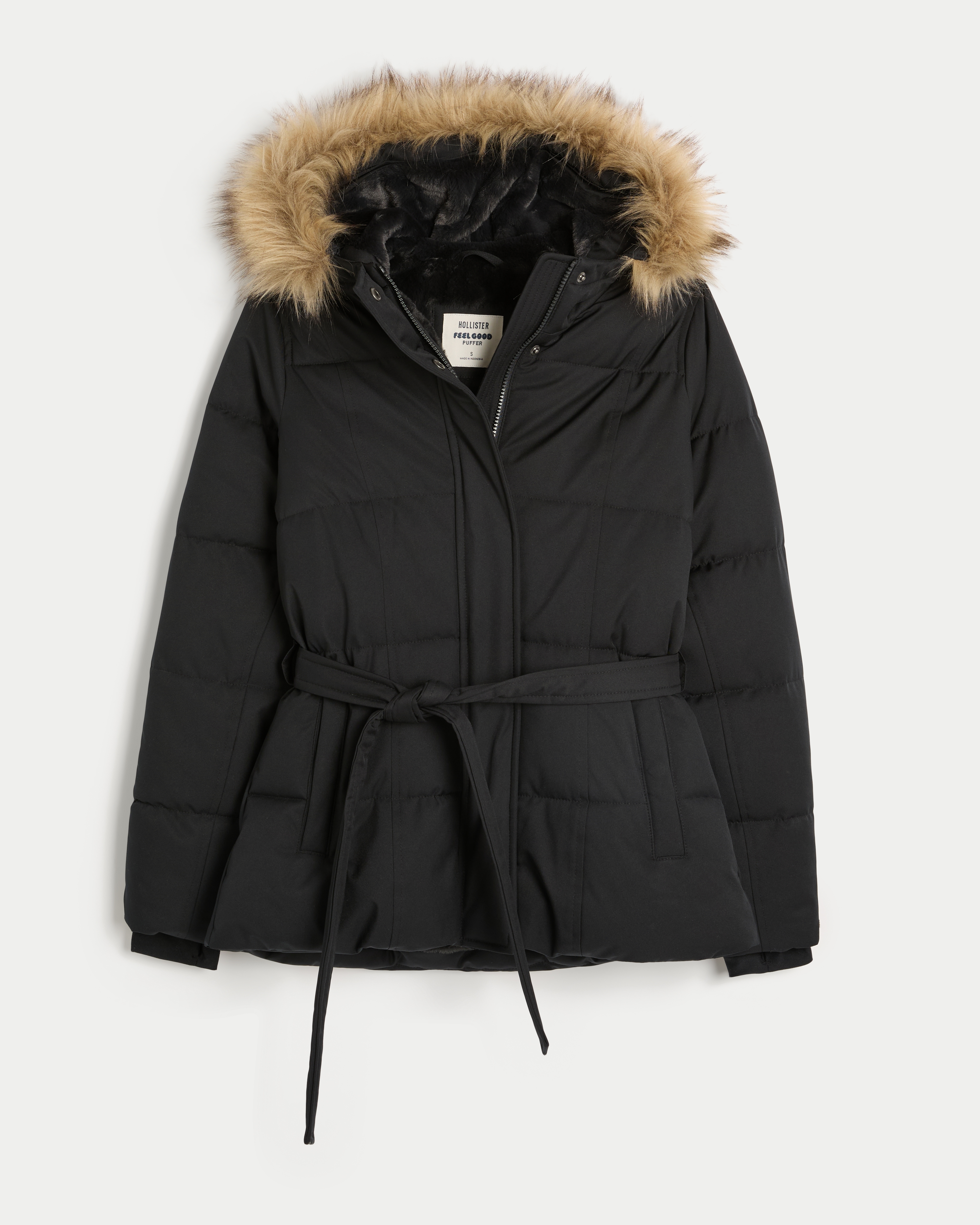 Hollister Feel Good Longline Puffer Jacket