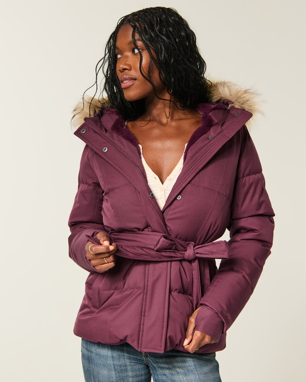 Hollister Feel Good Longline Puffer Jacket