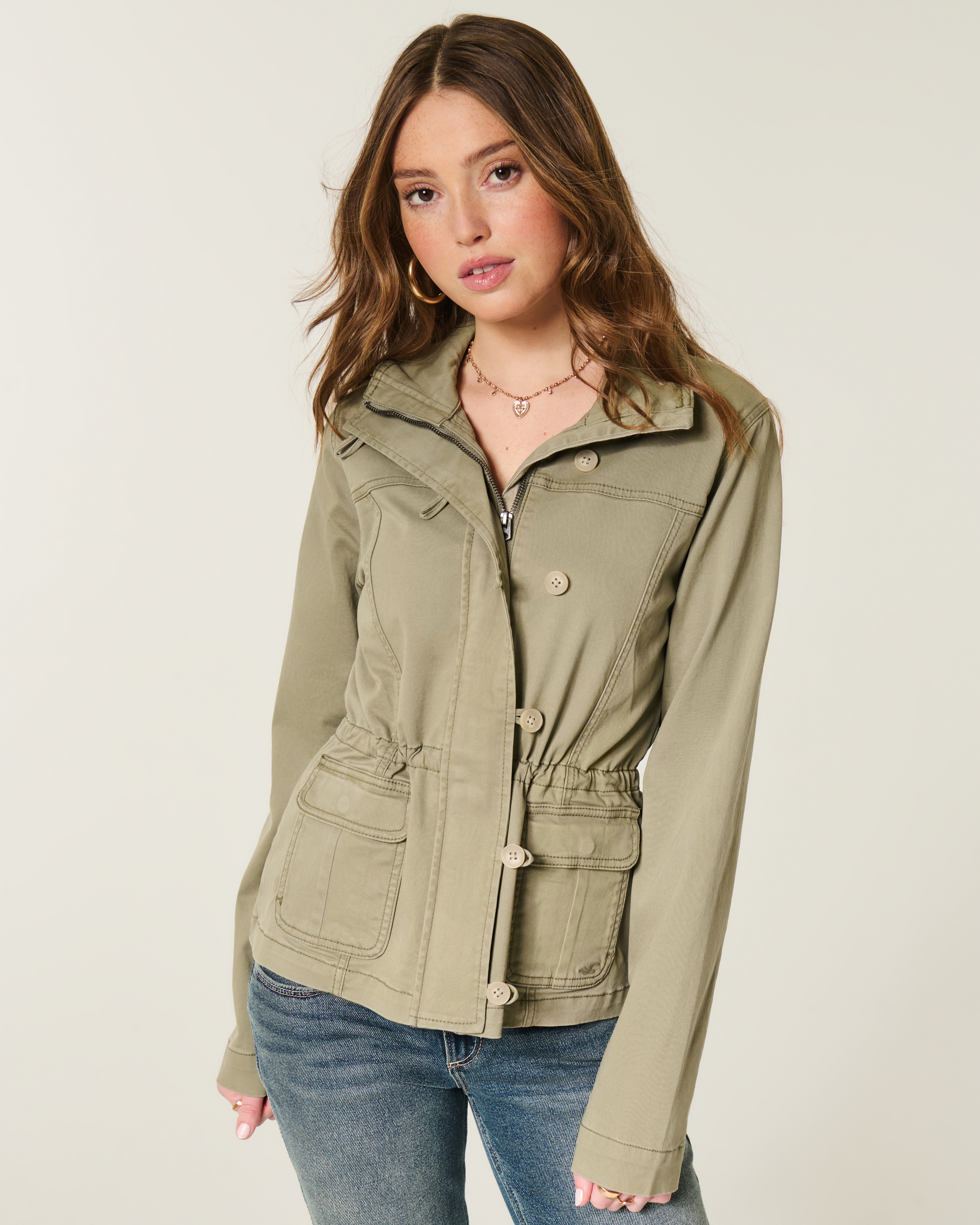 Twill Military Jacket