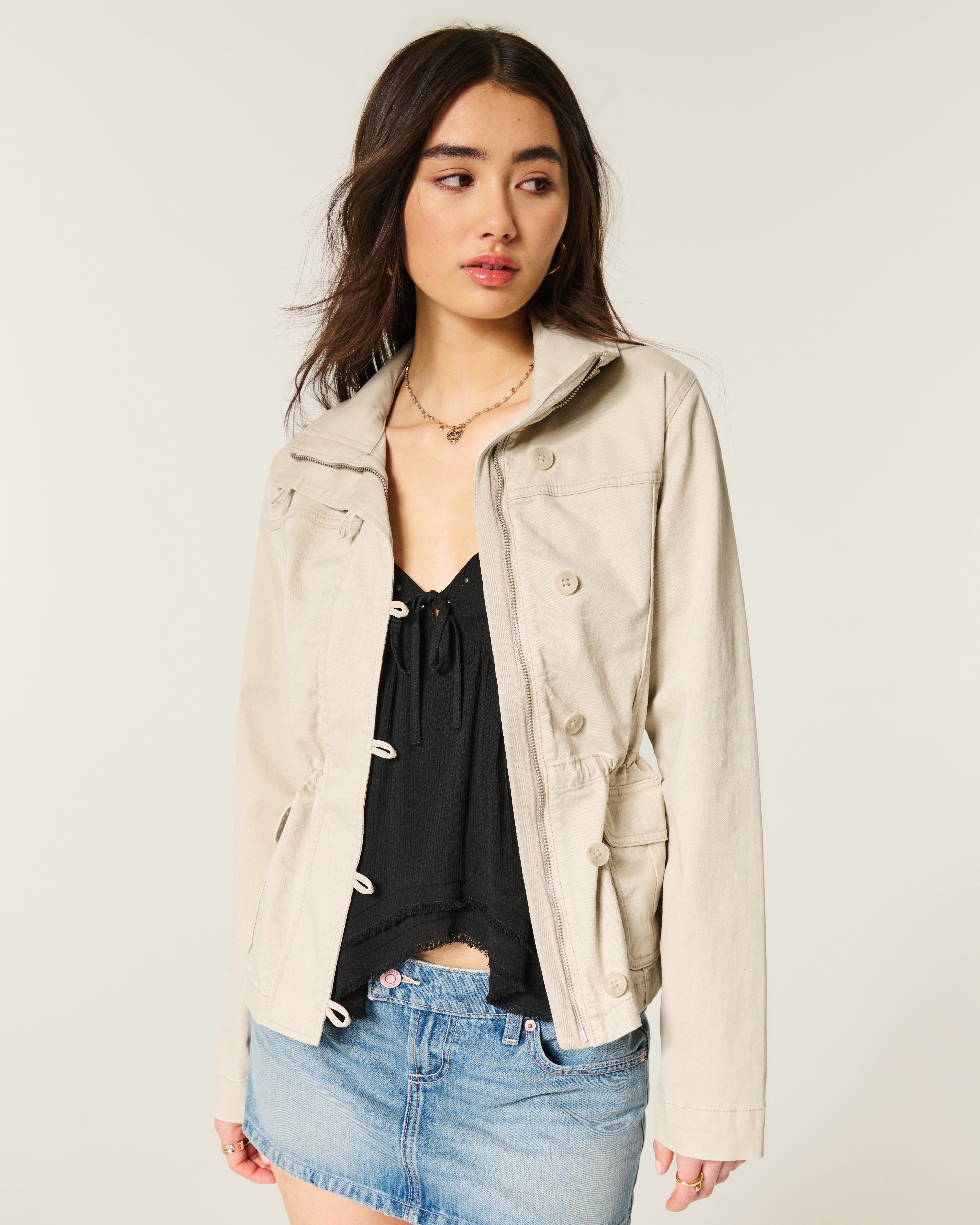 Twill Military Jacket