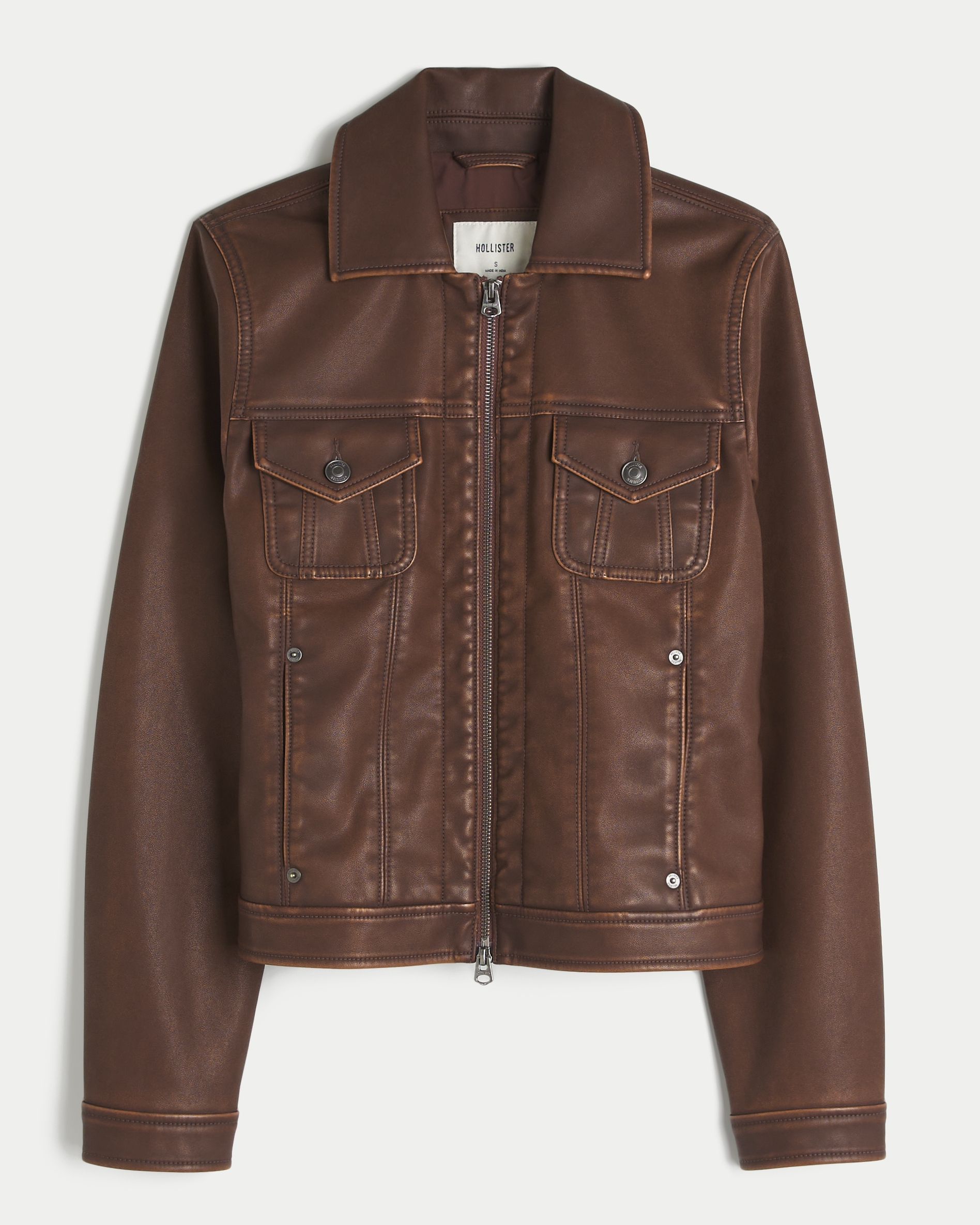 Faux Leather Jacket