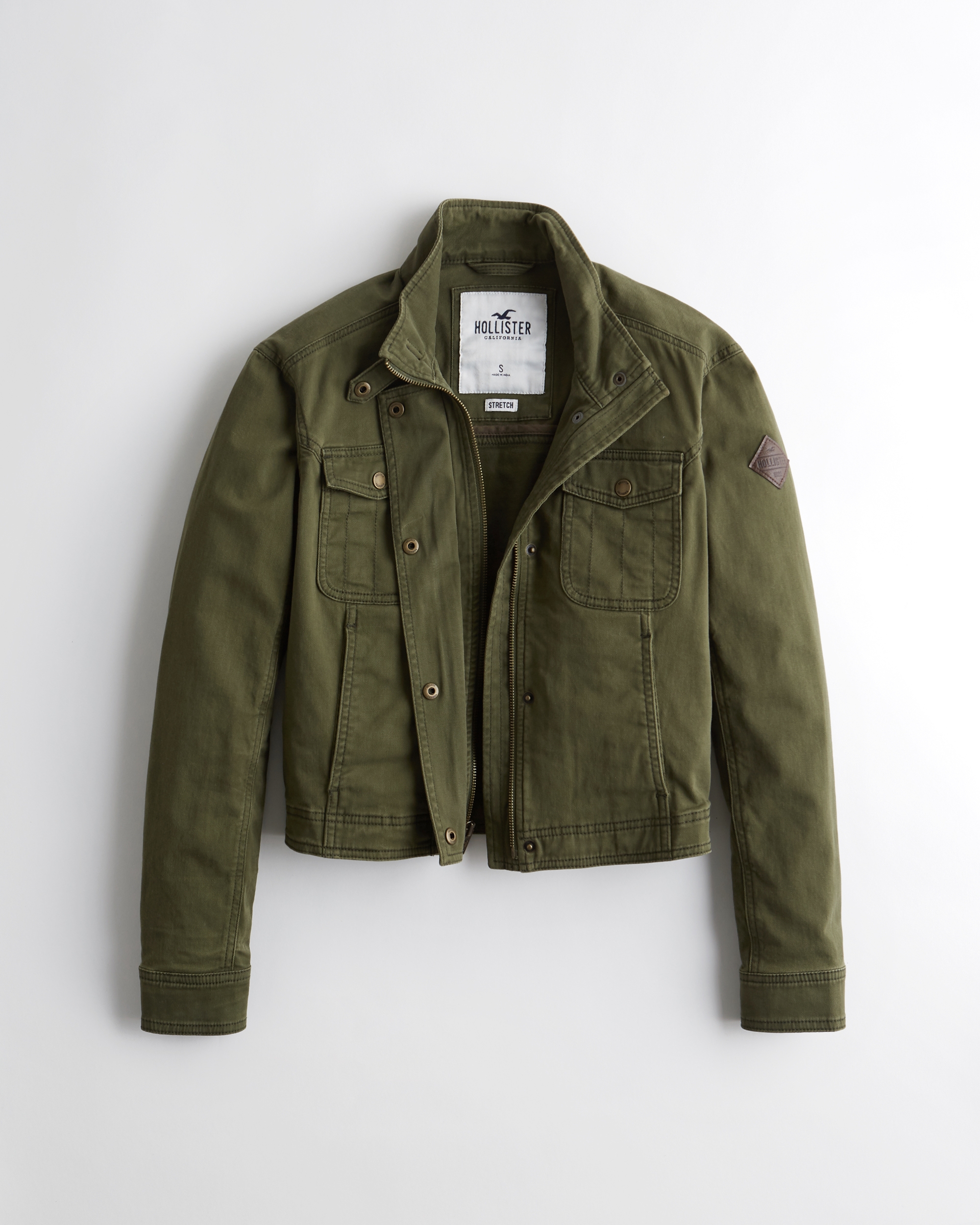 hollister twill jacket