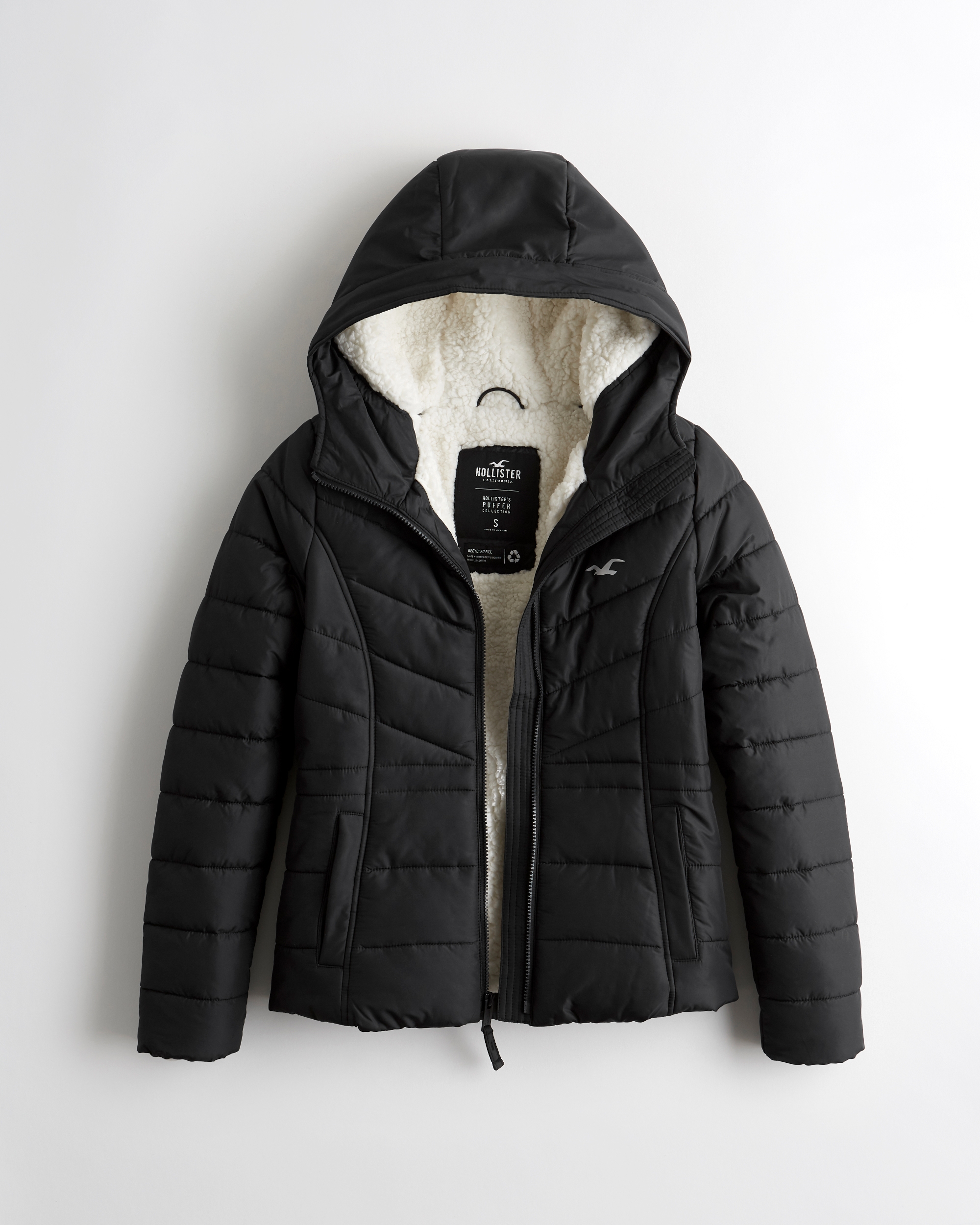 hollister yellow coat