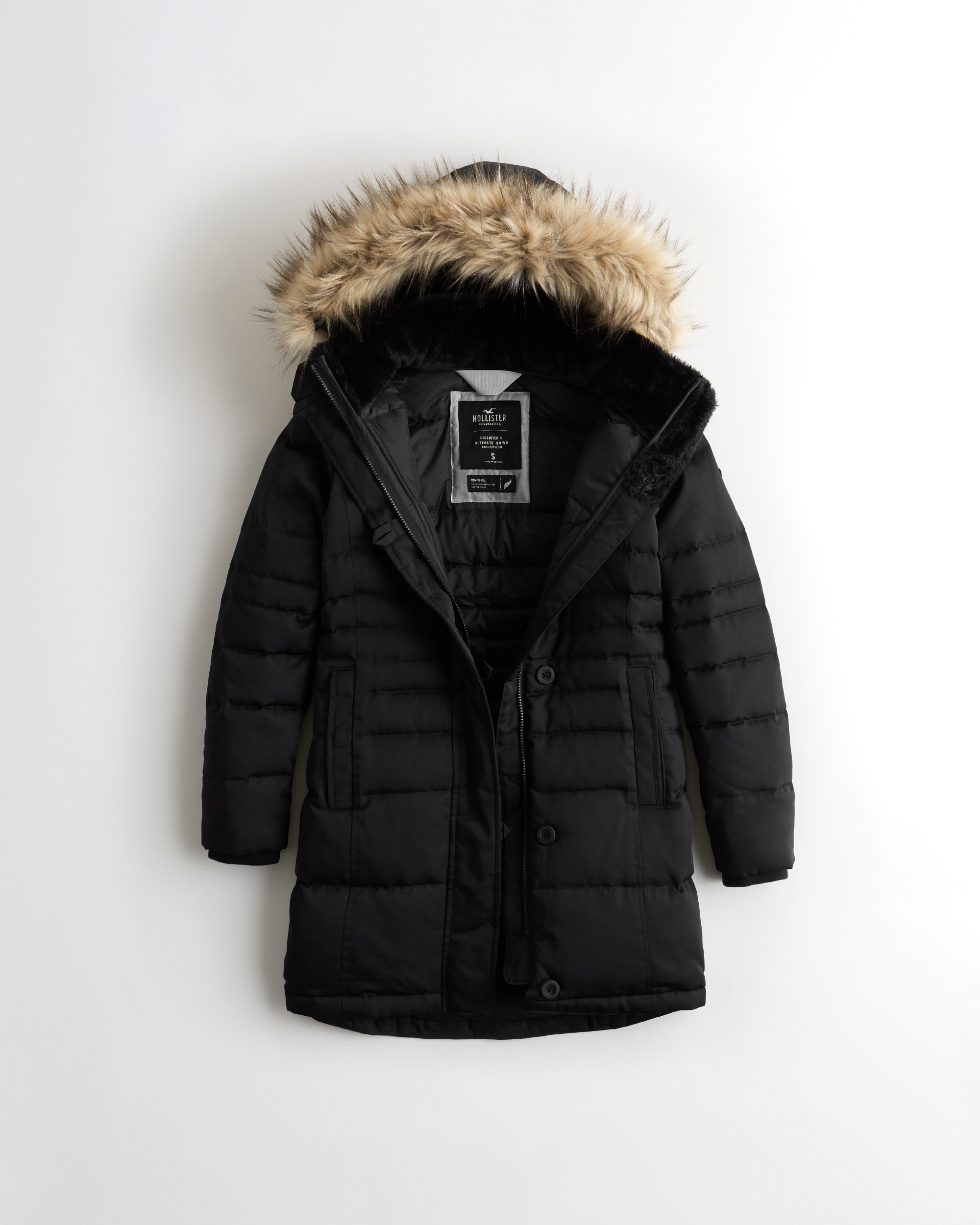 hollister down puffer jacket