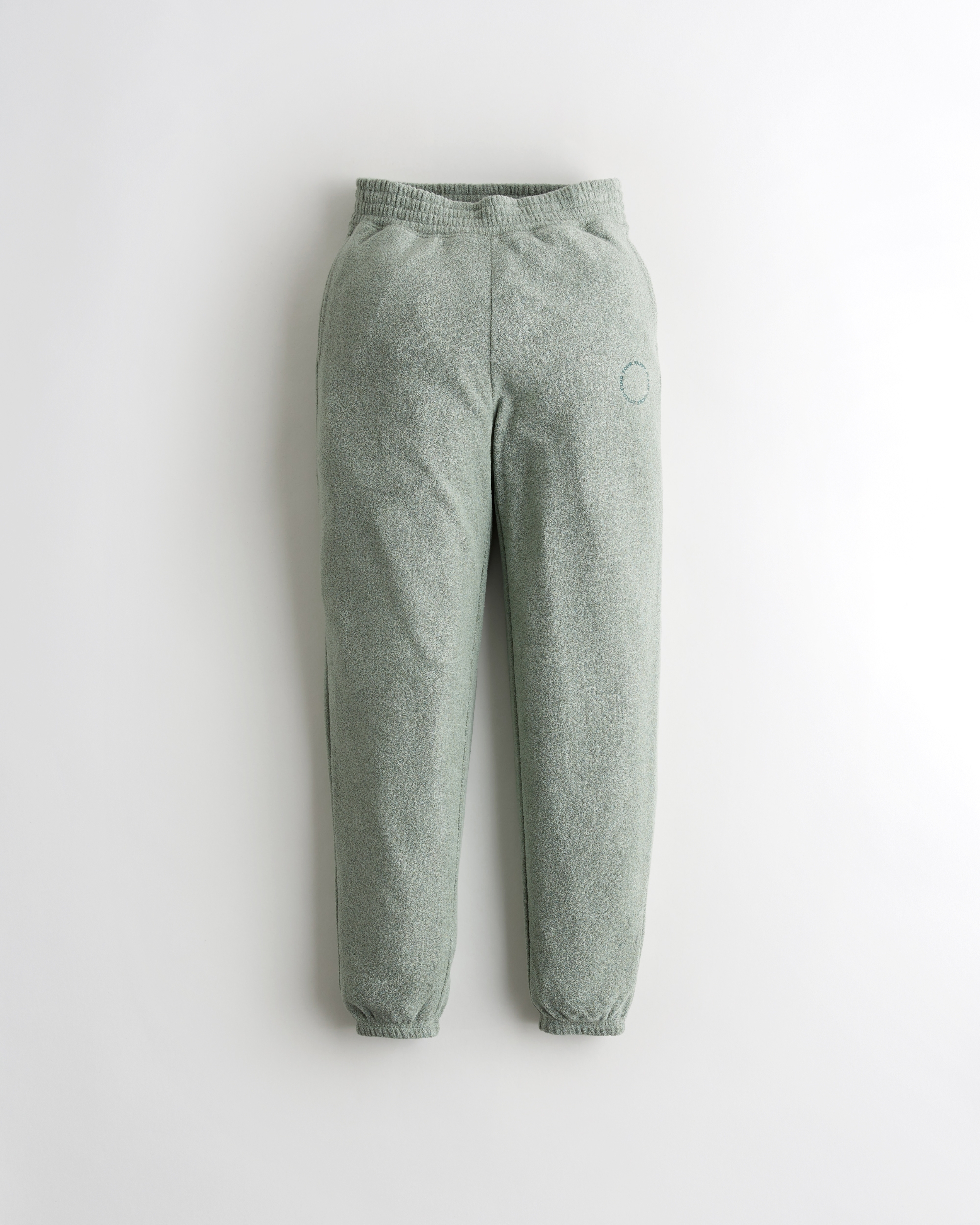 Hollister Gilly Hicks Happy Fleece High-Rise Dad Joggers