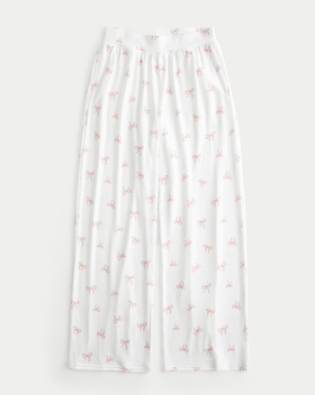 Women's Cozy Wide-Leg Pants | Women's Sleepwear & Loungewear ... image.